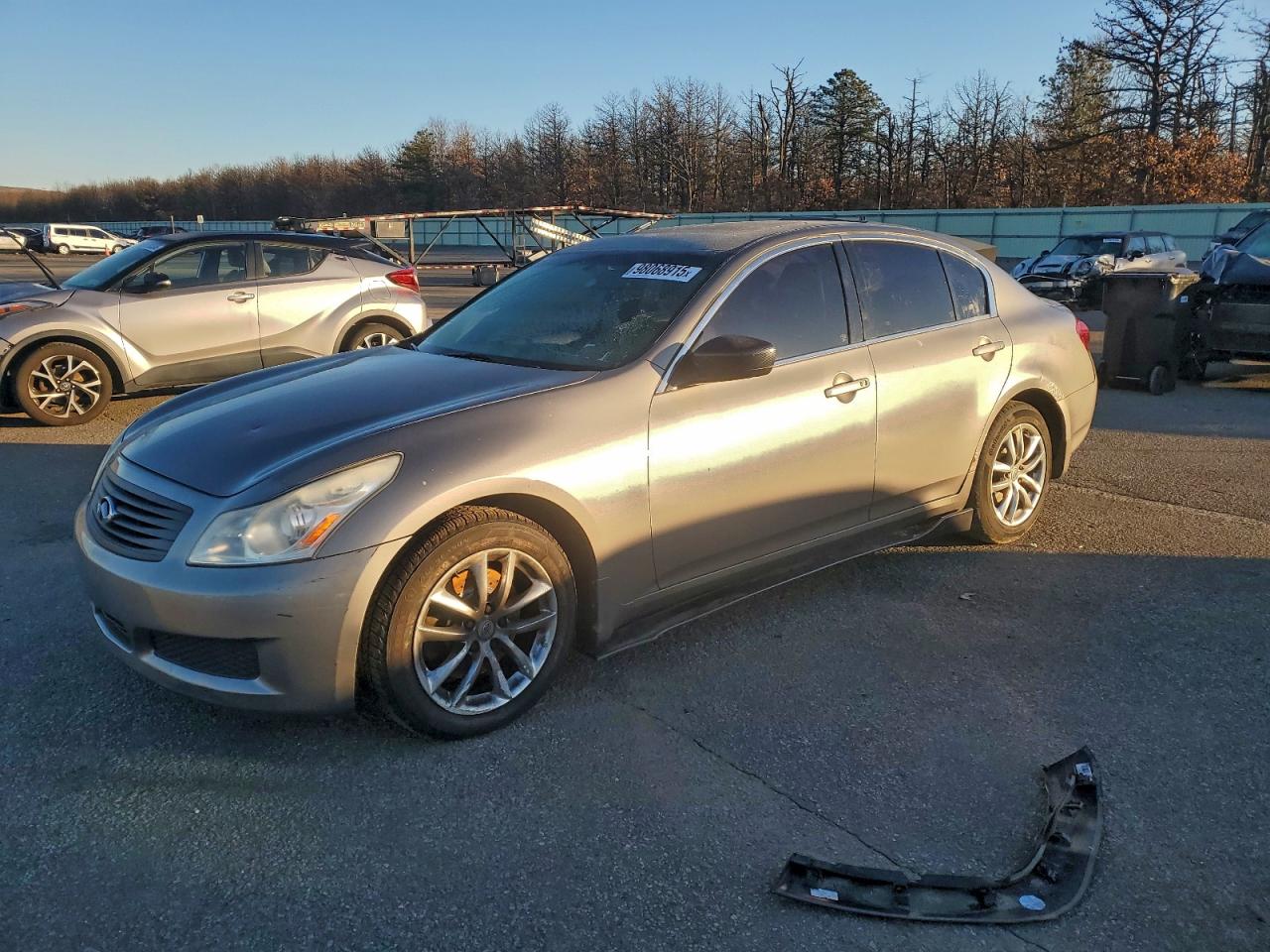 2009 Infiniti G37 Silver vin: JNKCV61F89M051397