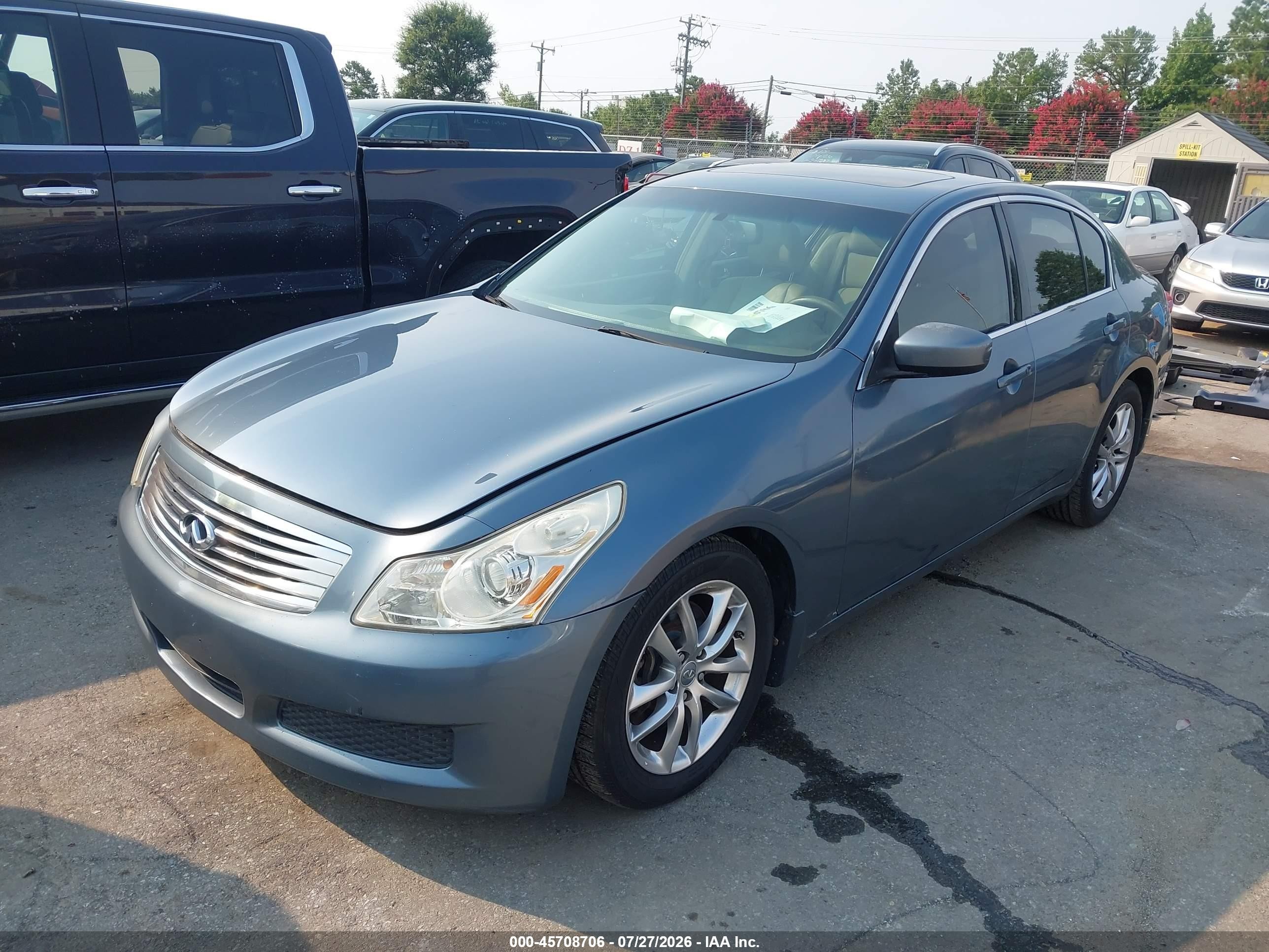 2009 Infiniti G37x   Синий vin: JNKCV61F89M360982
