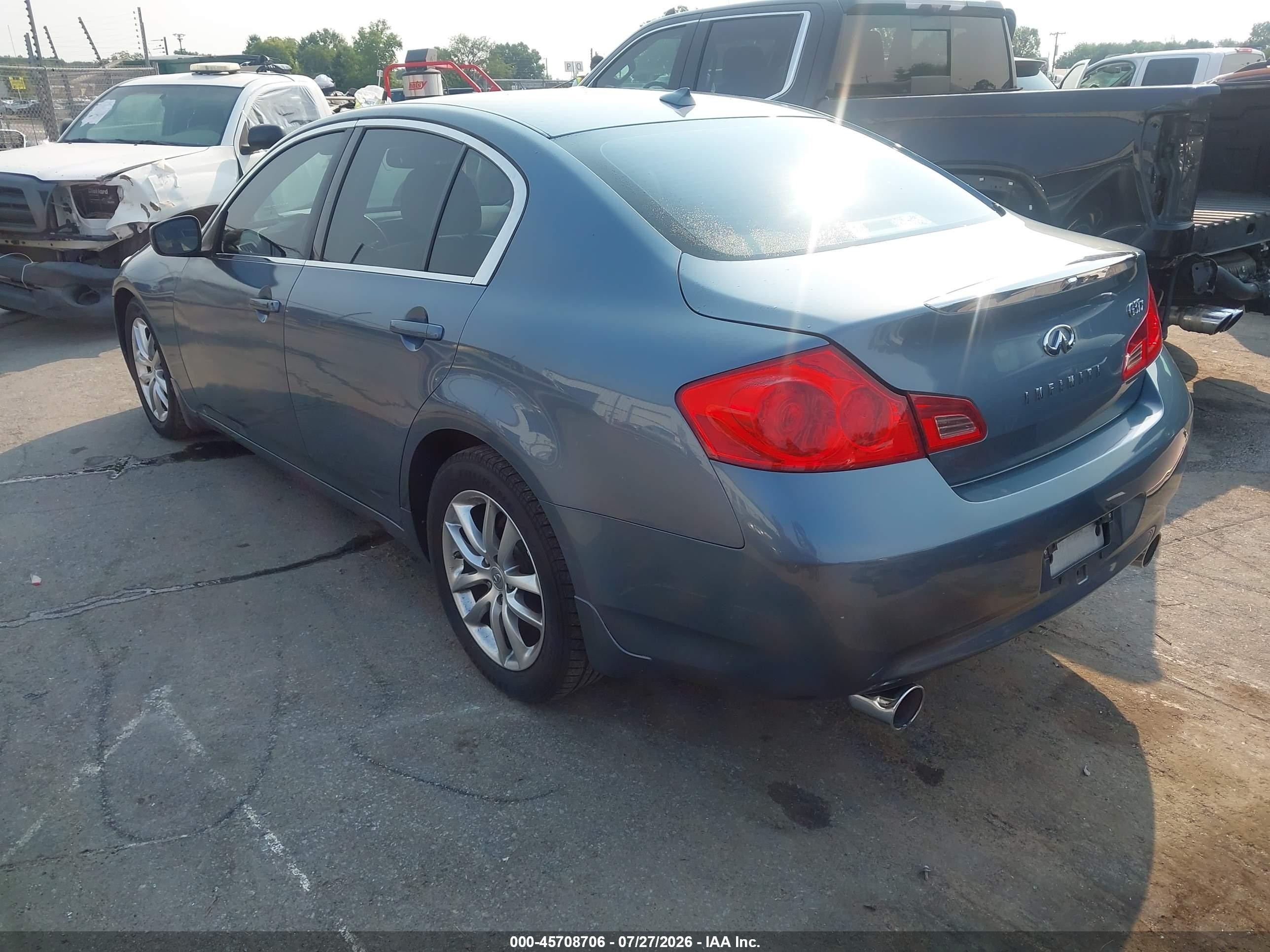 2009 Infiniti G37x   Синий vin: JNKCV61F89M360982