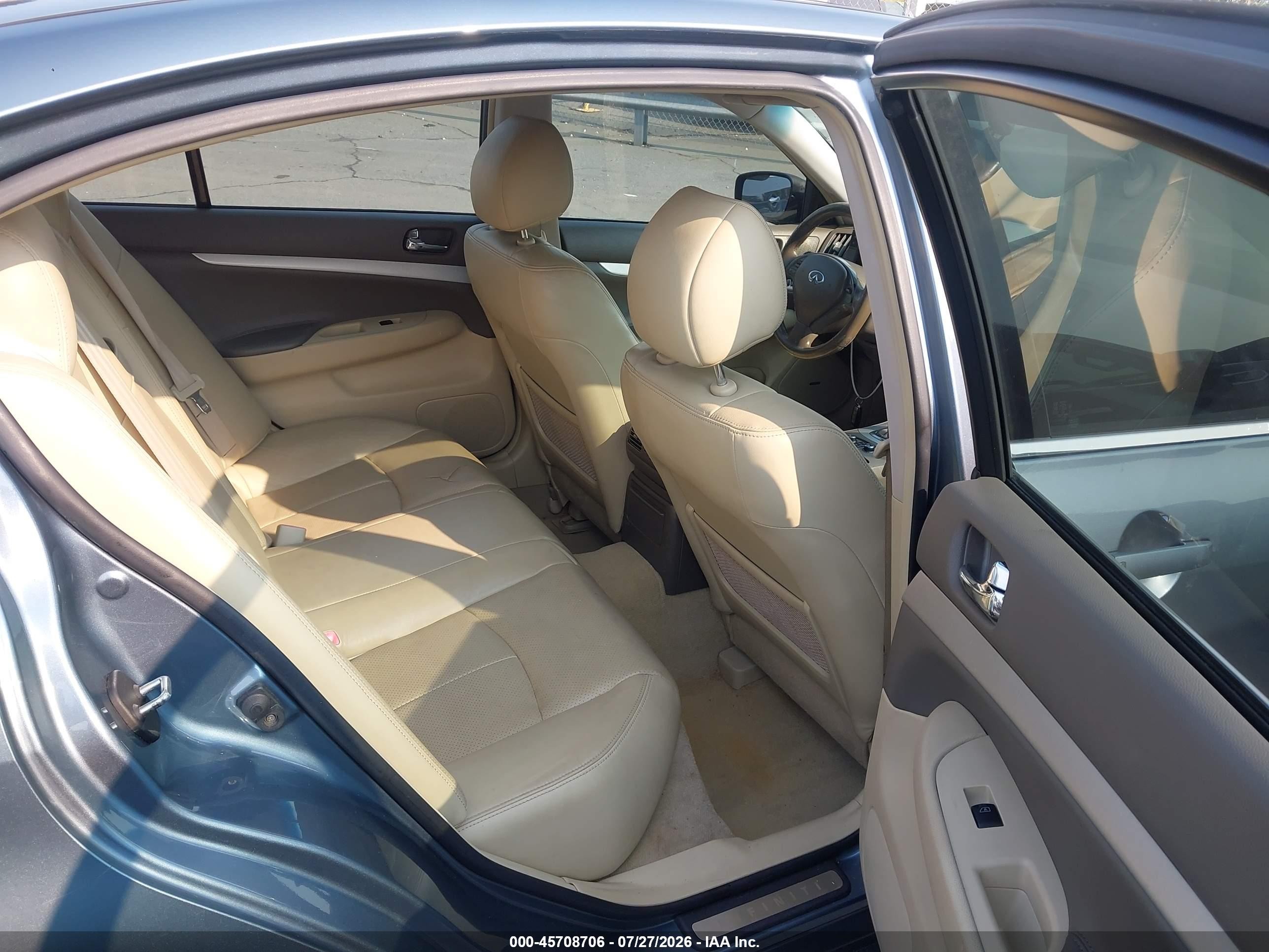2009 Infiniti G37x   Синий vin: JNKCV61F89M360982