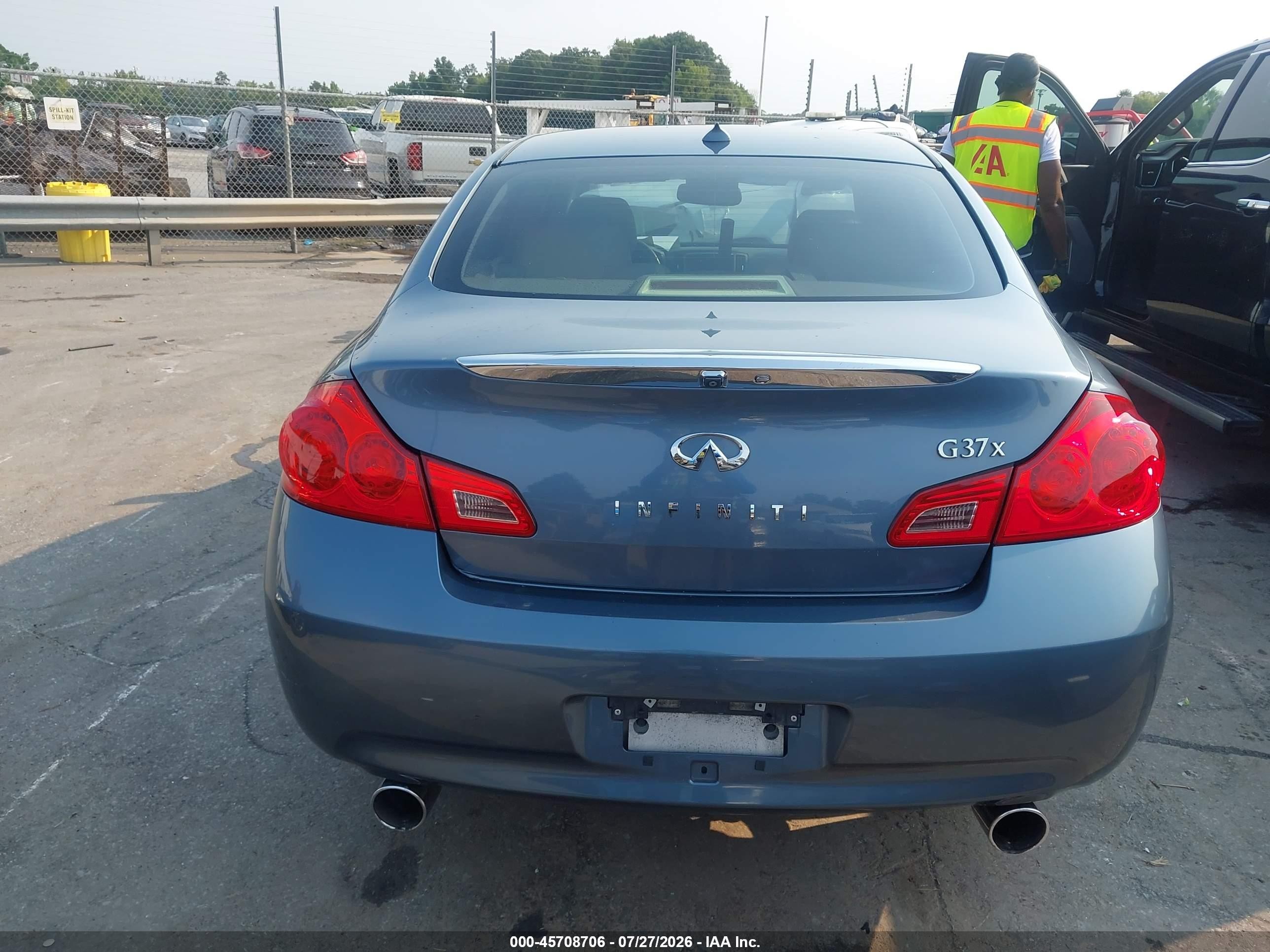 2009 Infiniti G37x   Синий vin: JNKCV61F89M360982