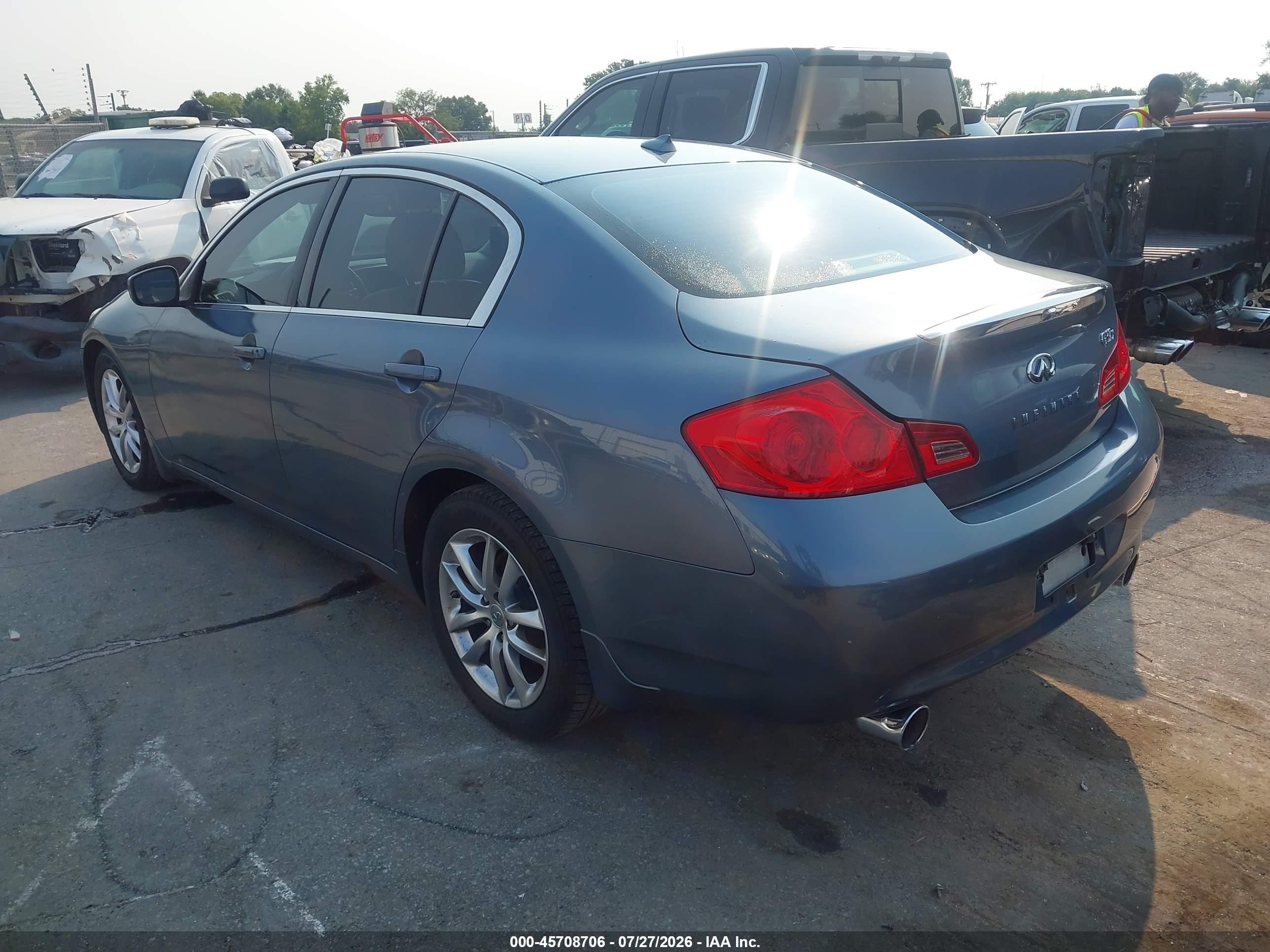 2009 Infiniti G37x   Синий vin: JNKCV61F89M360982