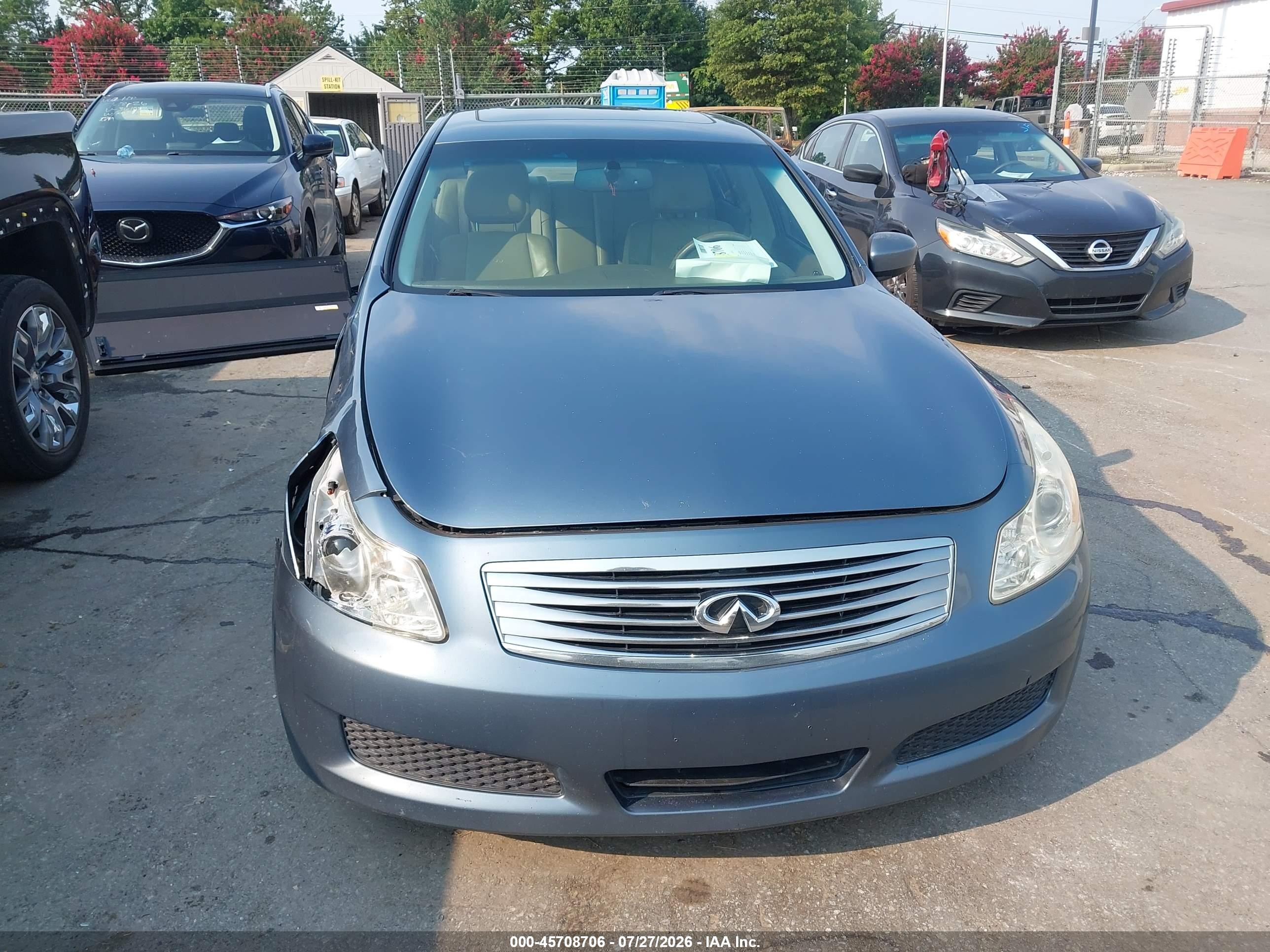 2009 Infiniti G37x   Синий vin: JNKCV61F89M360982