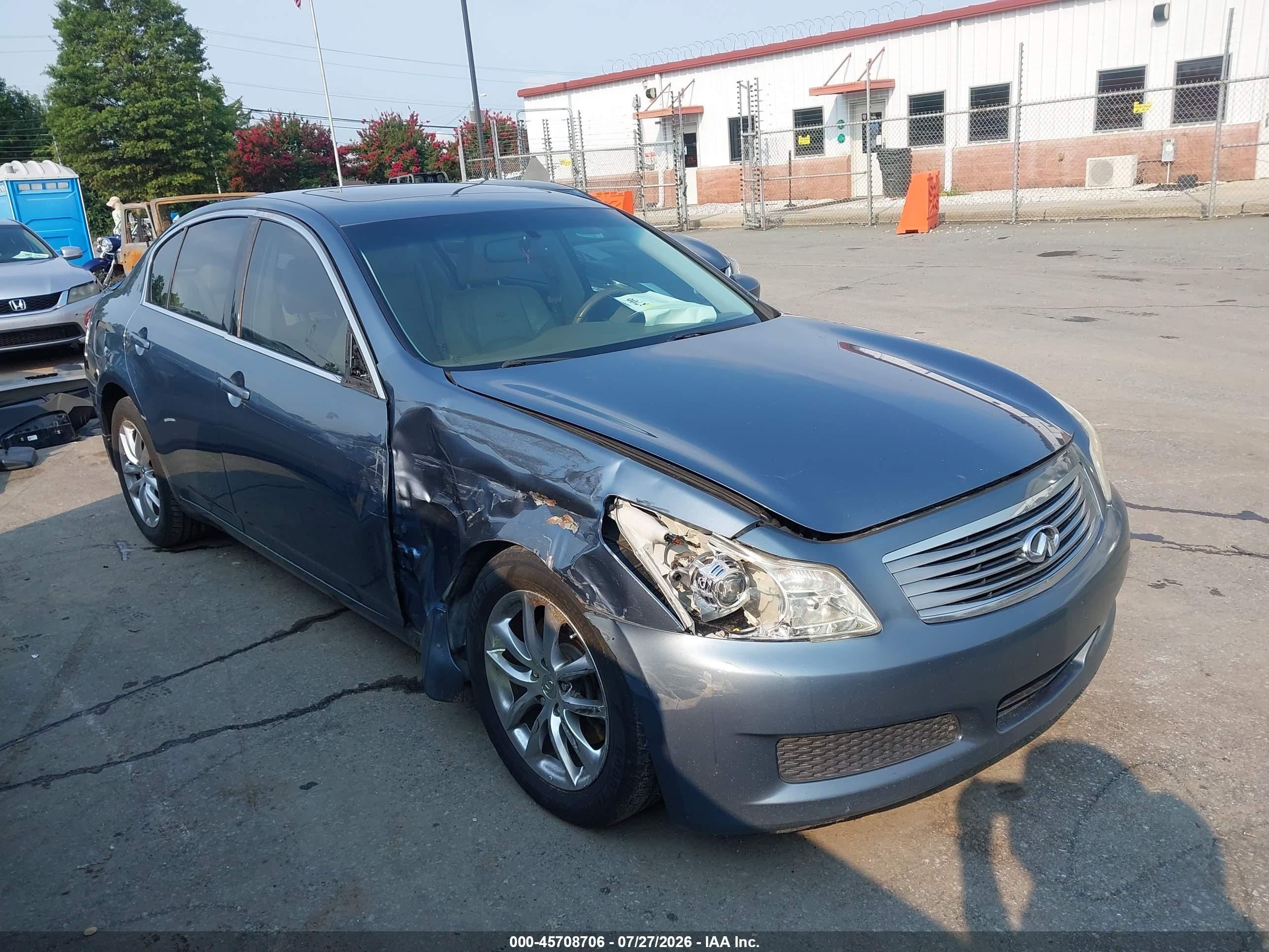 2009 Infiniti G37x   Синий vin: JNKCV61F89M360982