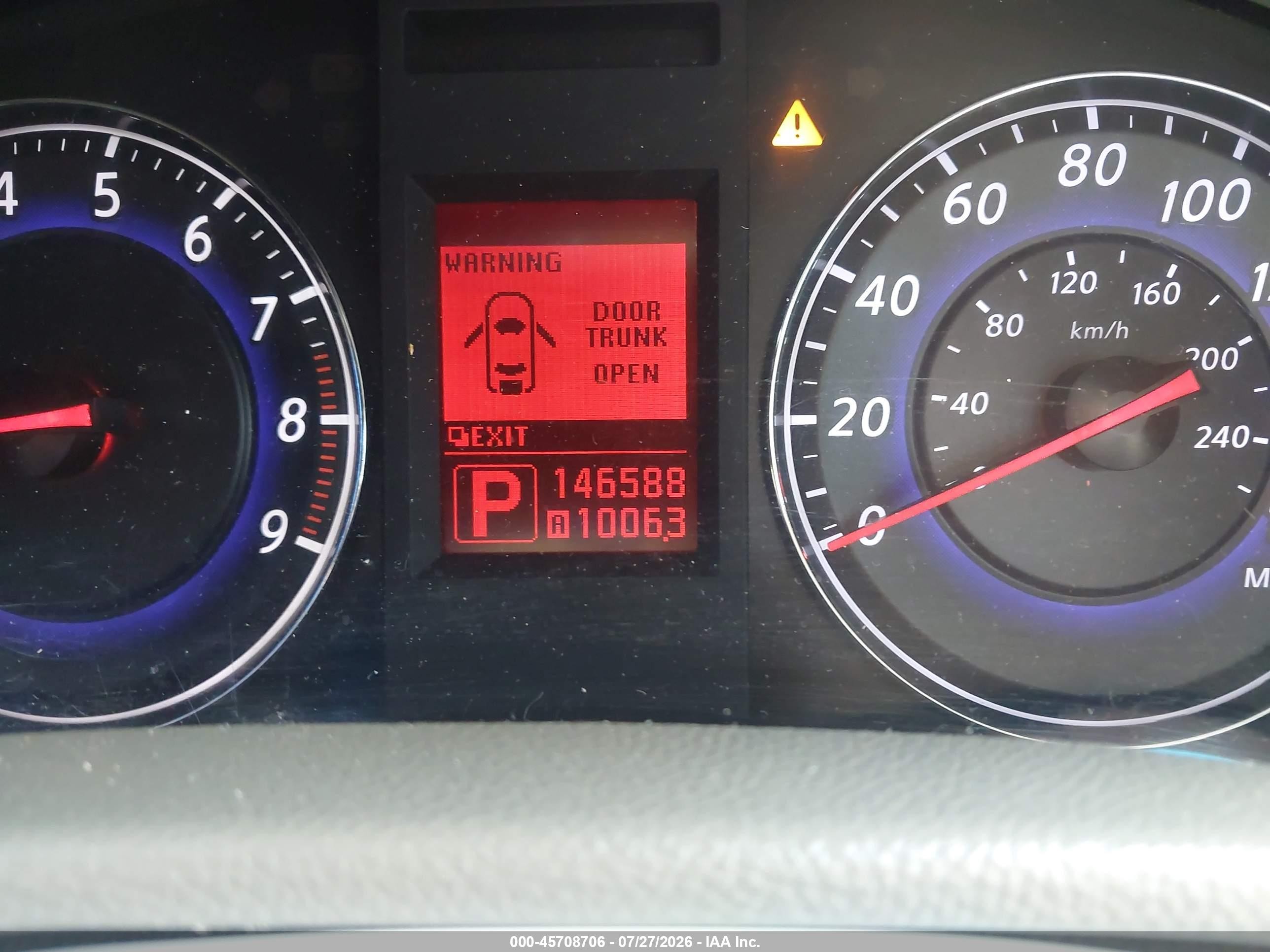 2009 Infiniti G37x   Синий vin: JNKCV61F89M360982