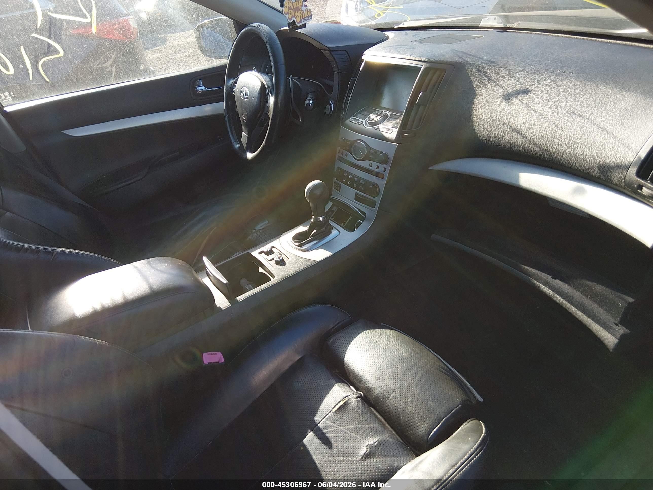 2009 Infiniti G37x   Black vin: JNKCV61F99M355824