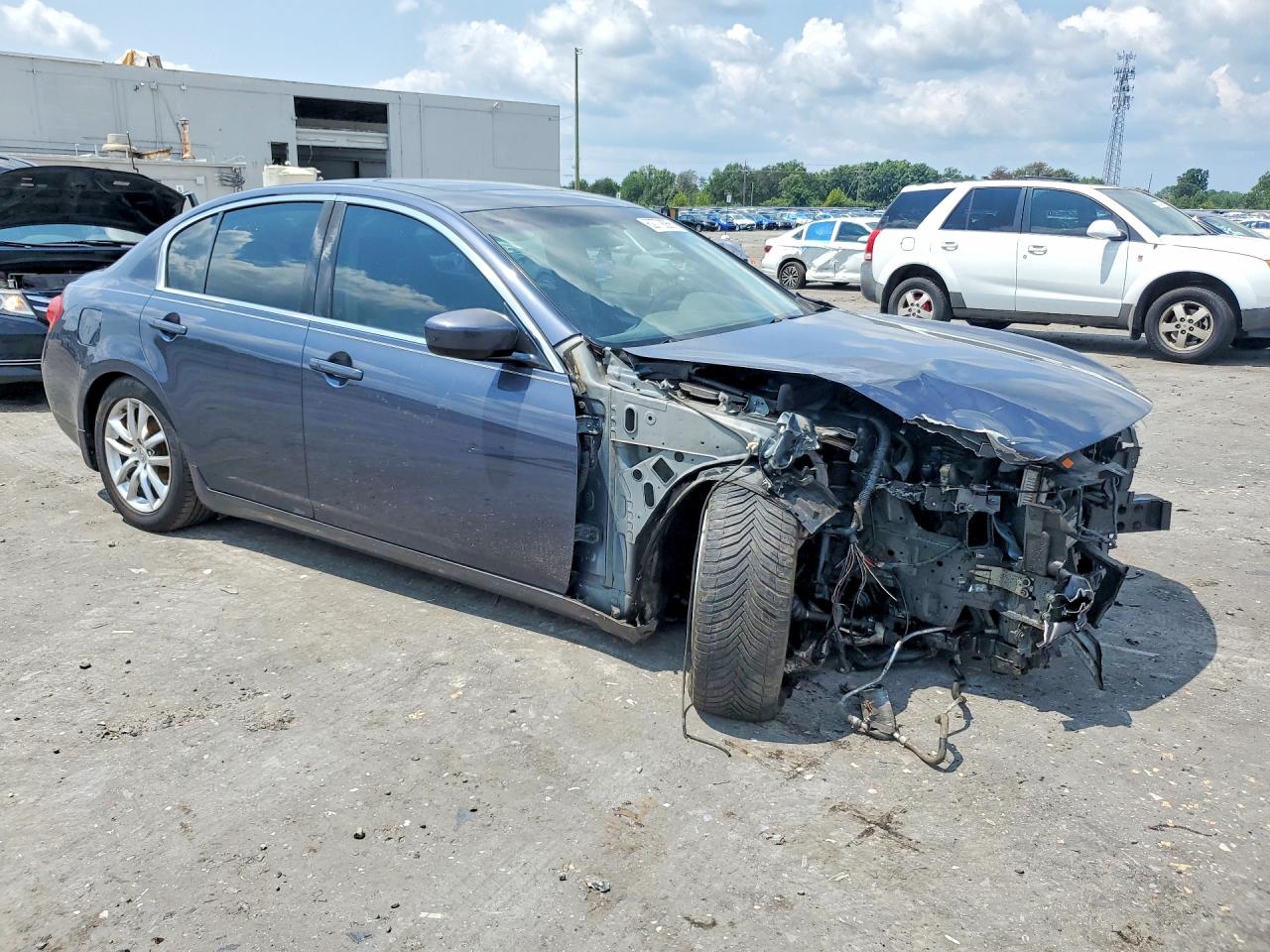 2009 Infiniti G37 Sedan X Blue vin: JNKCV61F99M360022