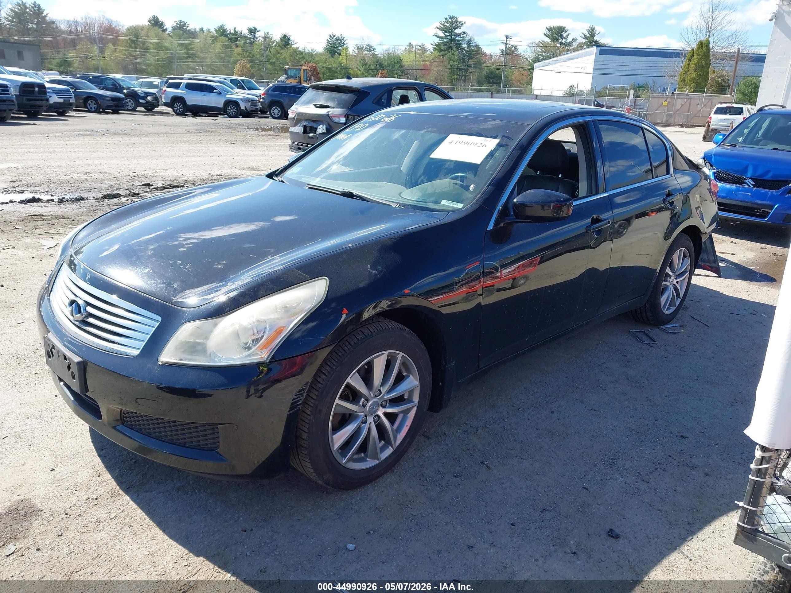 2009 Infiniti G37x   Black vin: JNKCV61F99M363342
