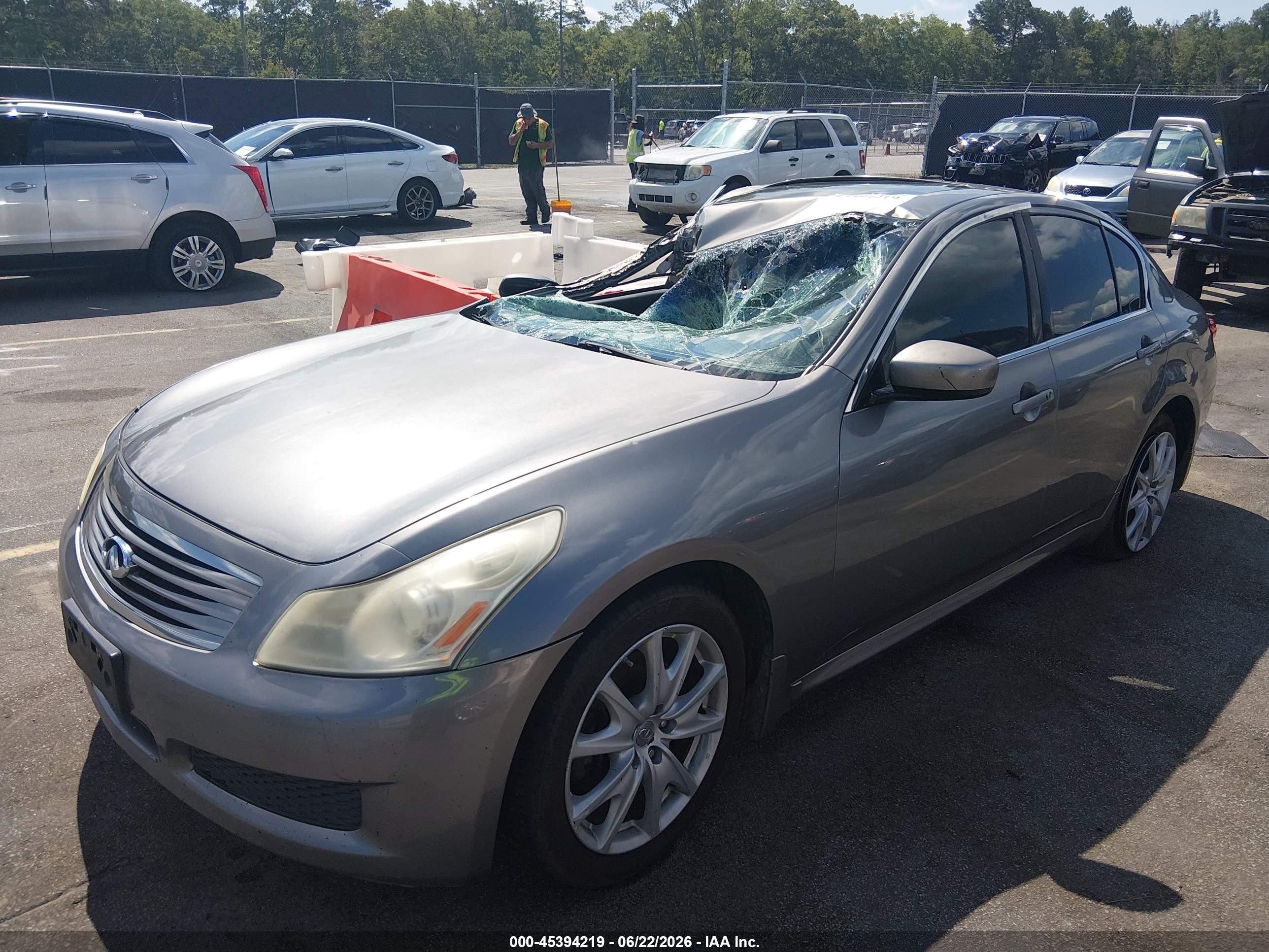 2009 Infiniti G37x   Gray vin: JNKCV61F99M364751