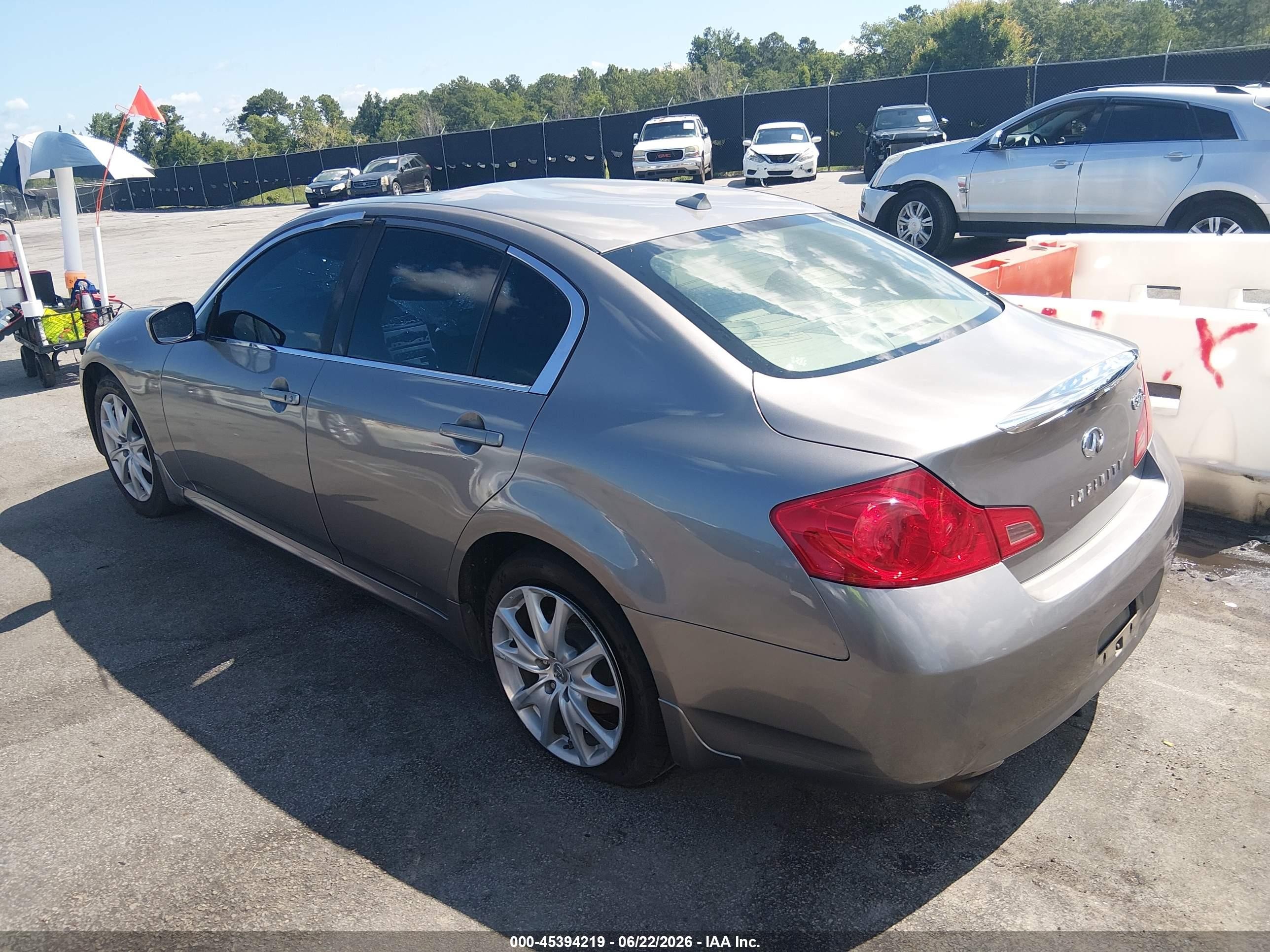 2009 Infiniti G37x   Gray vin: JNKCV61F99M364751