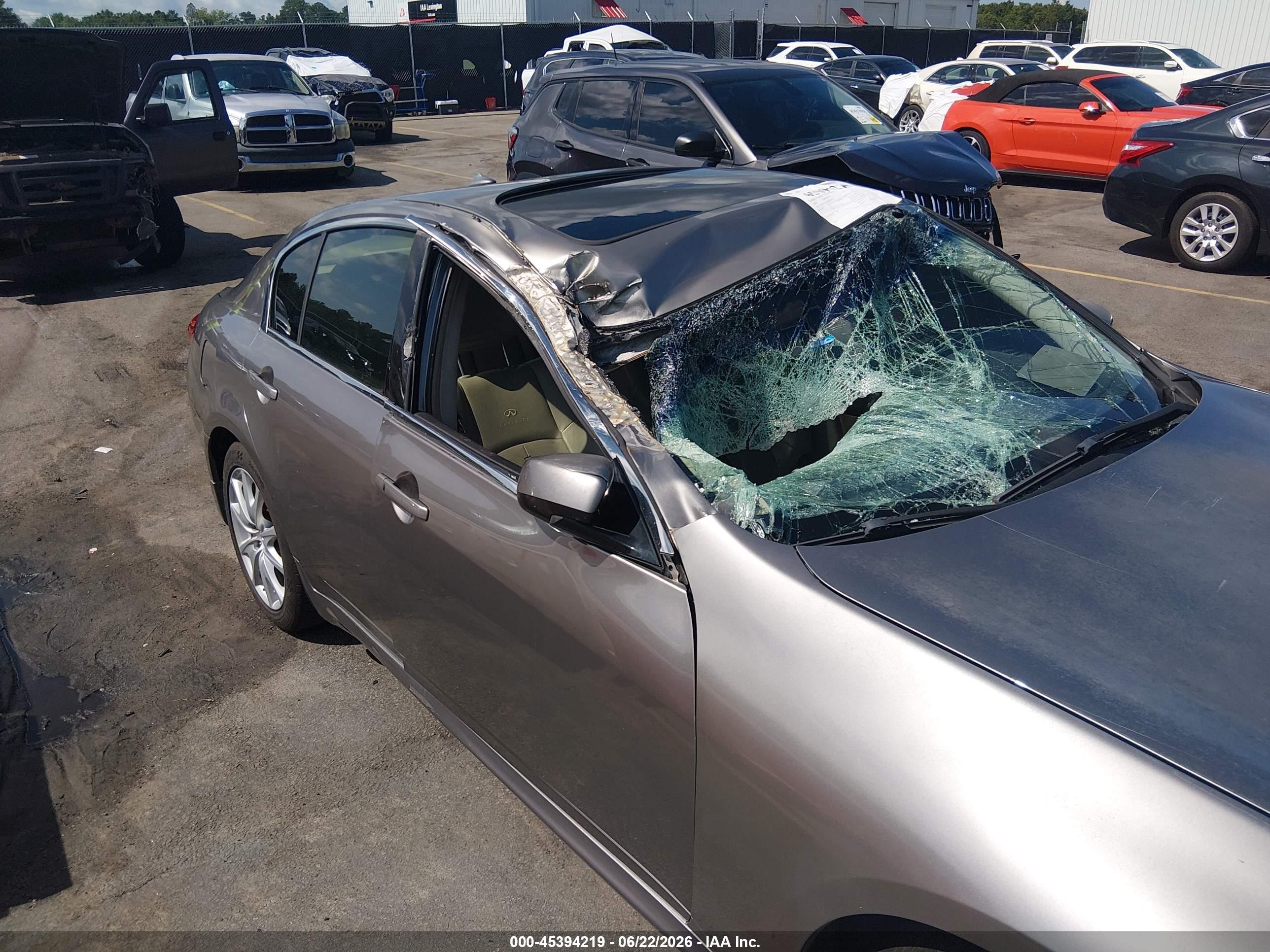 2009 Infiniti G37x   Gray vin: JNKCV61F99M364751