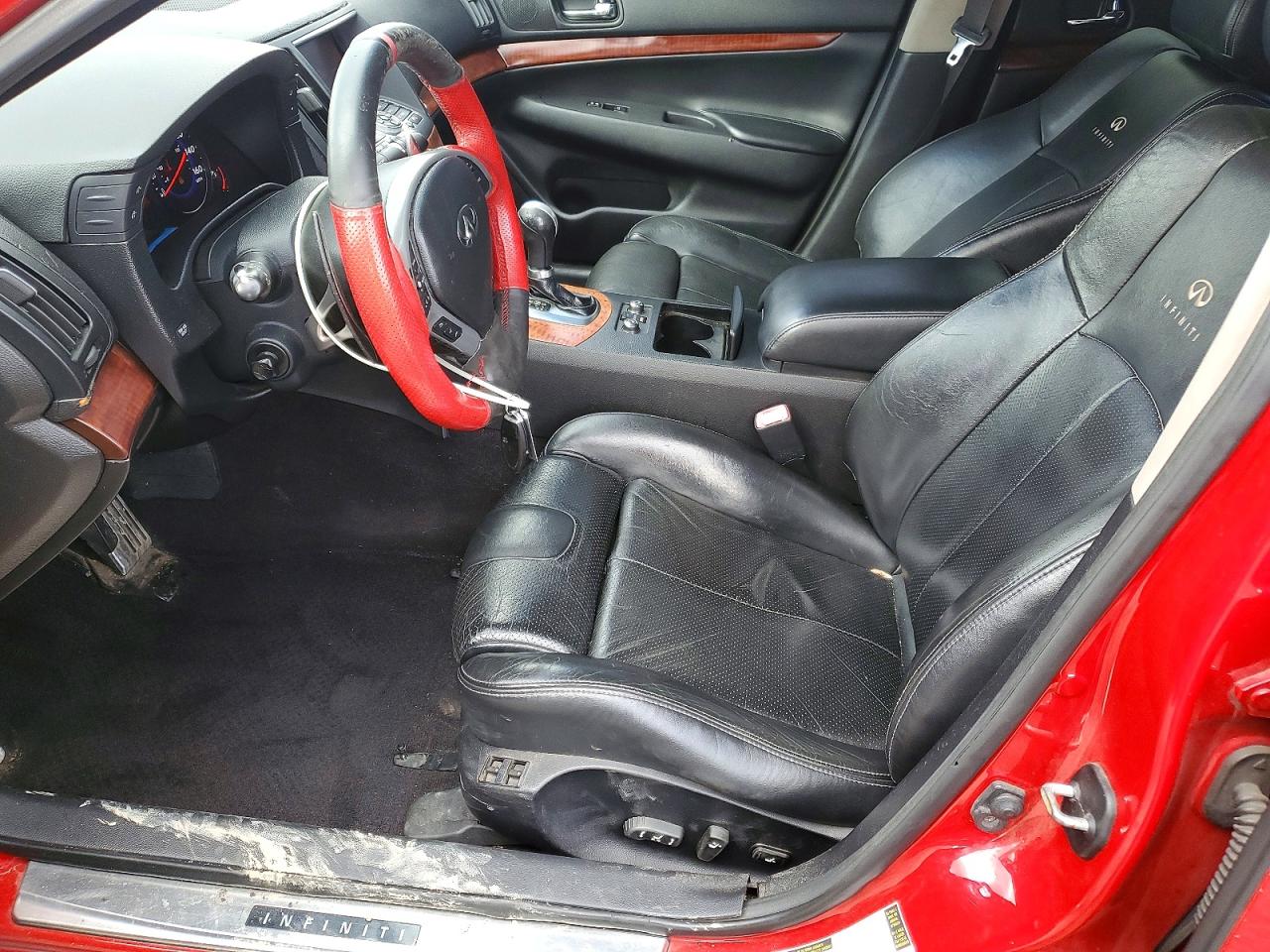 2009 Infiniti G37 Sedan X Red vin: JNKCV61FX9M351376