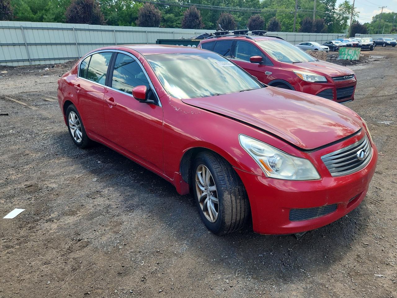 2009 Infiniti G37 Sedan X Red vin: JNKCV61FX9M352009