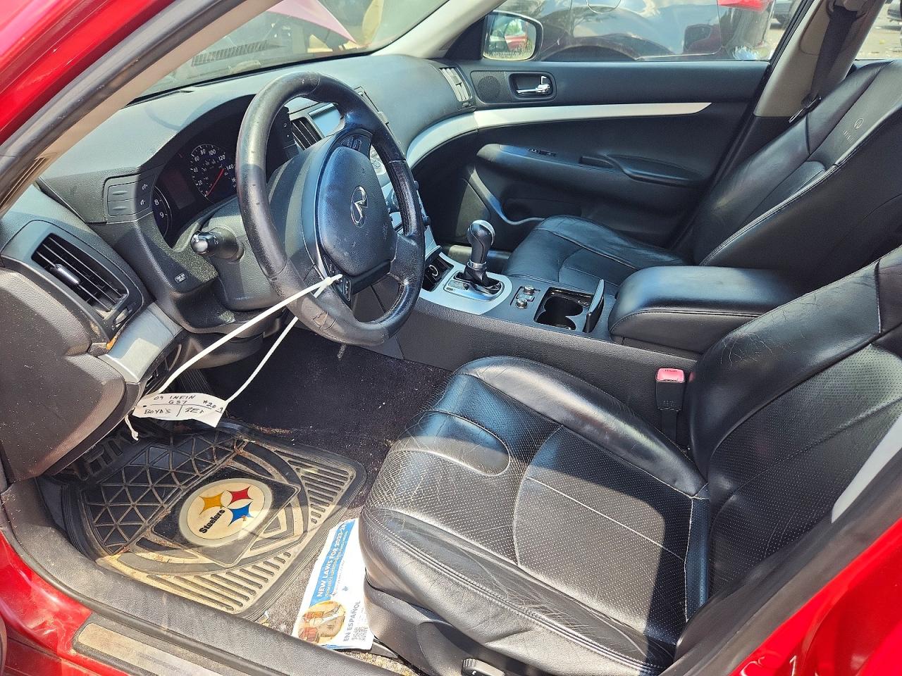 2009 Infiniti G37 Sedan X Red vin: JNKCV61FX9M352009