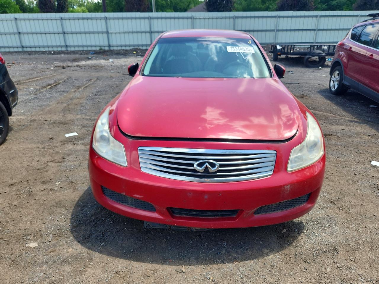 2009 Infiniti G37 Sedan X Red vin: JNKCV61FX9M352009
