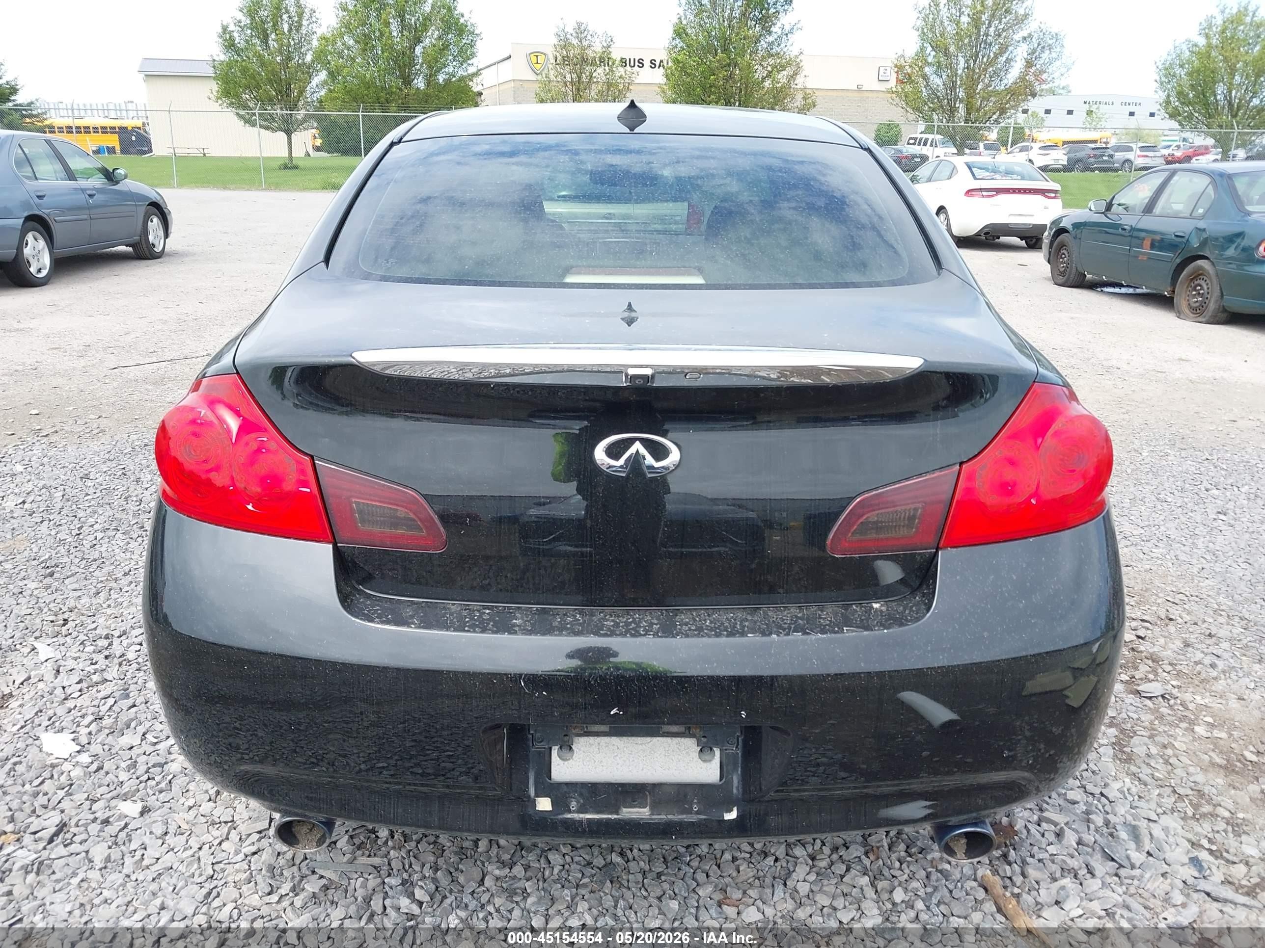 2009 Infiniti G37x   Black vin: JNKCV61FX9M365293