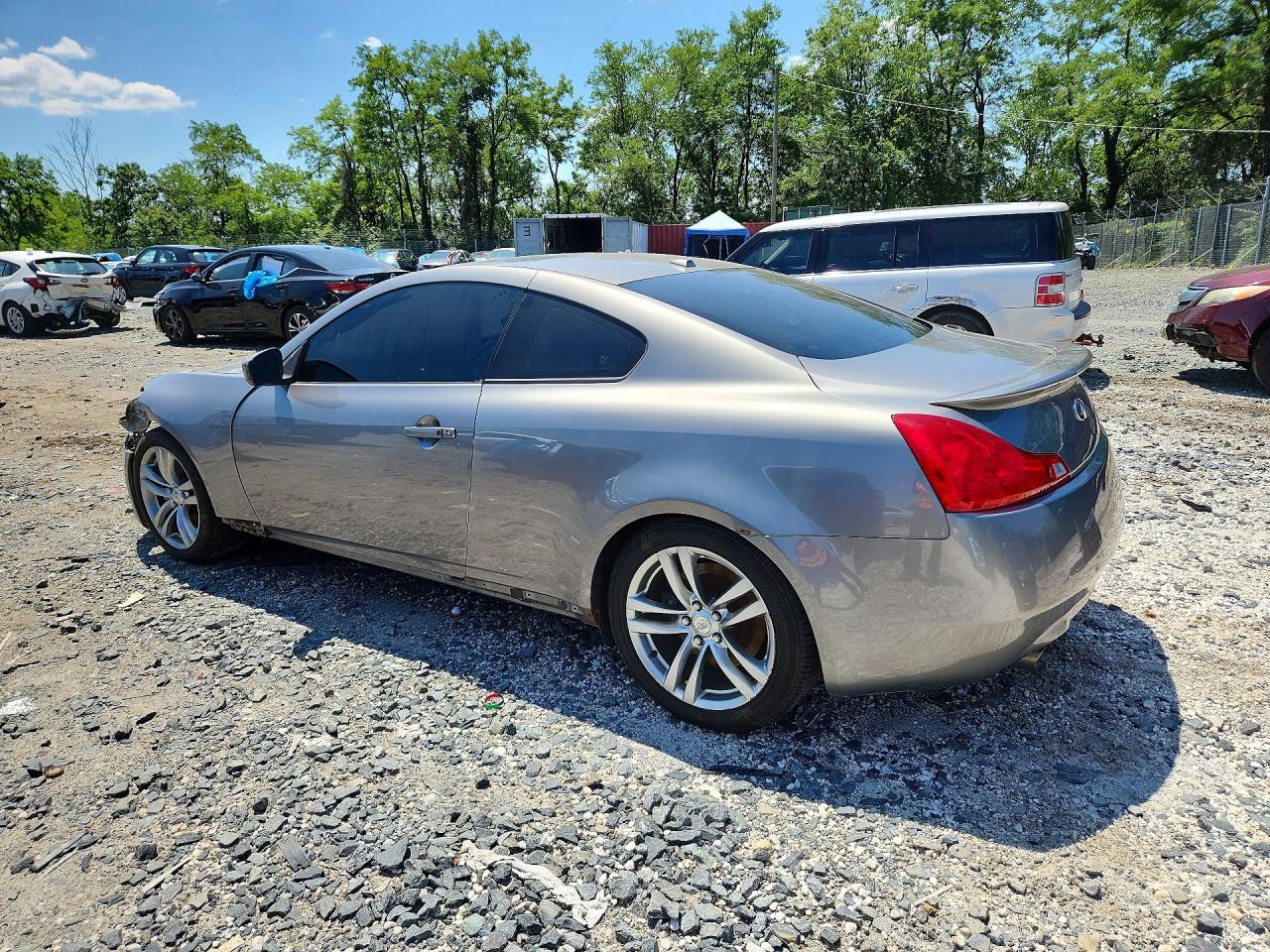 2008 Infiniti G37 Base Gray vin: JNKCV64E08M105261