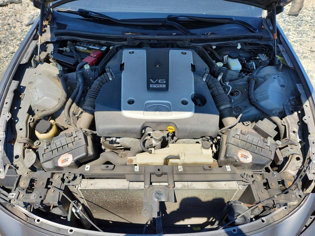 2008 Infiniti G37 Base Gray vin: JNKCV64E08M105261