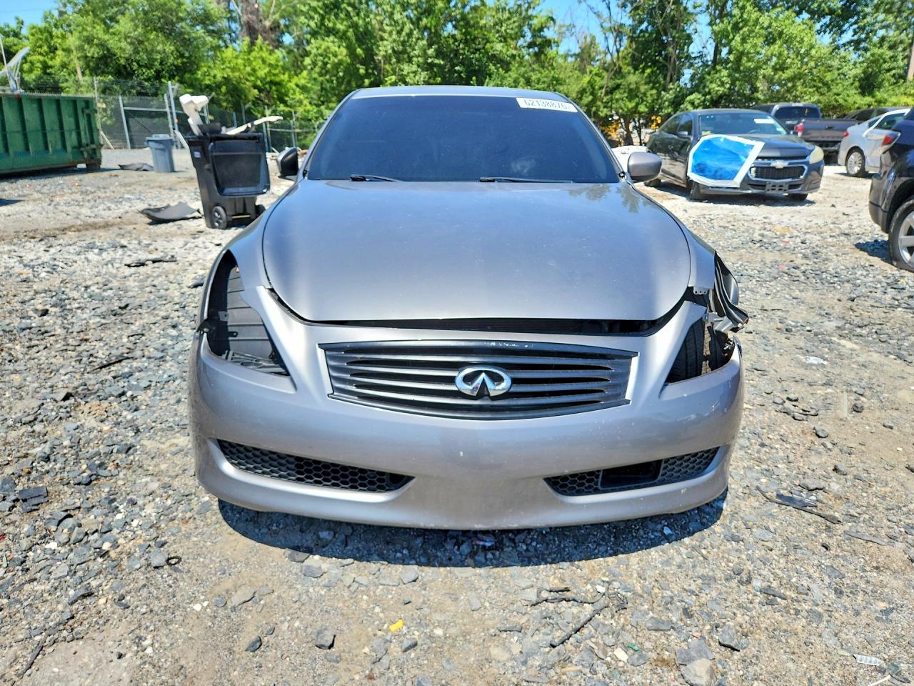 2008 Infiniti G37 Base Gray vin: JNKCV64E08M105261
