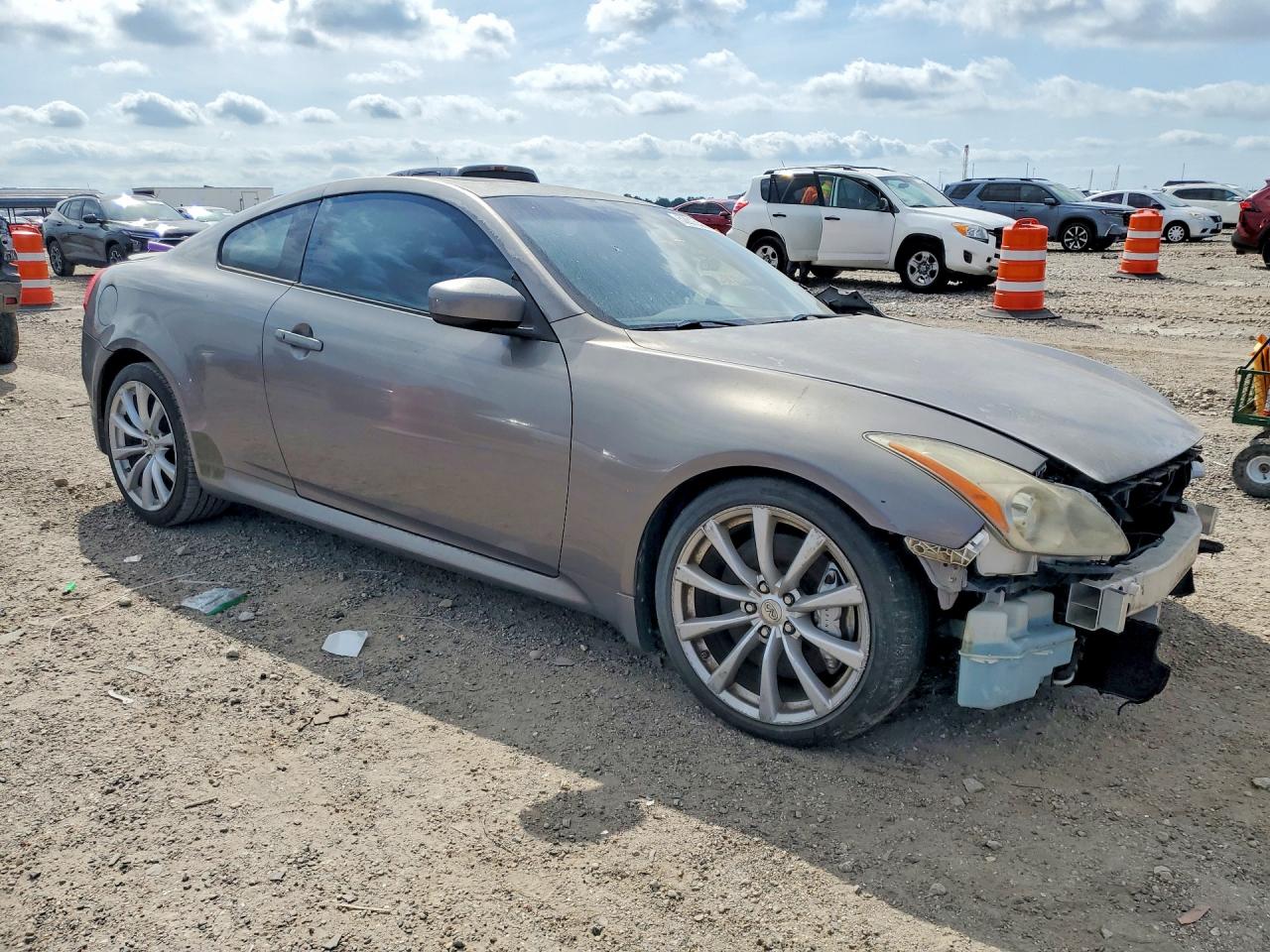 2008 Infiniti G37 Base Gray vin: JNKCV64E08M106460