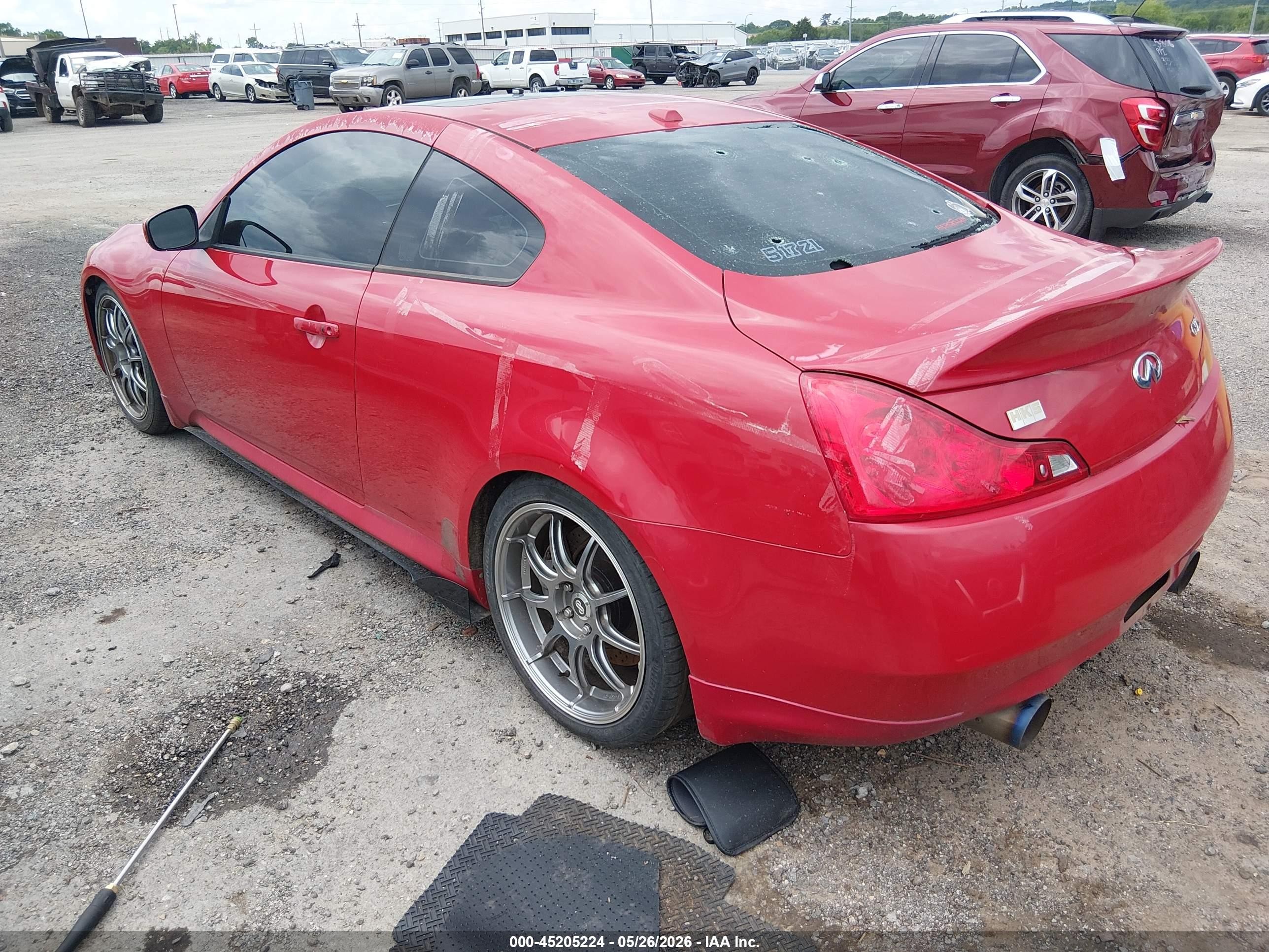 2008 Infiniti G37 Sport Красный vin: JNKCV64E08M119077
