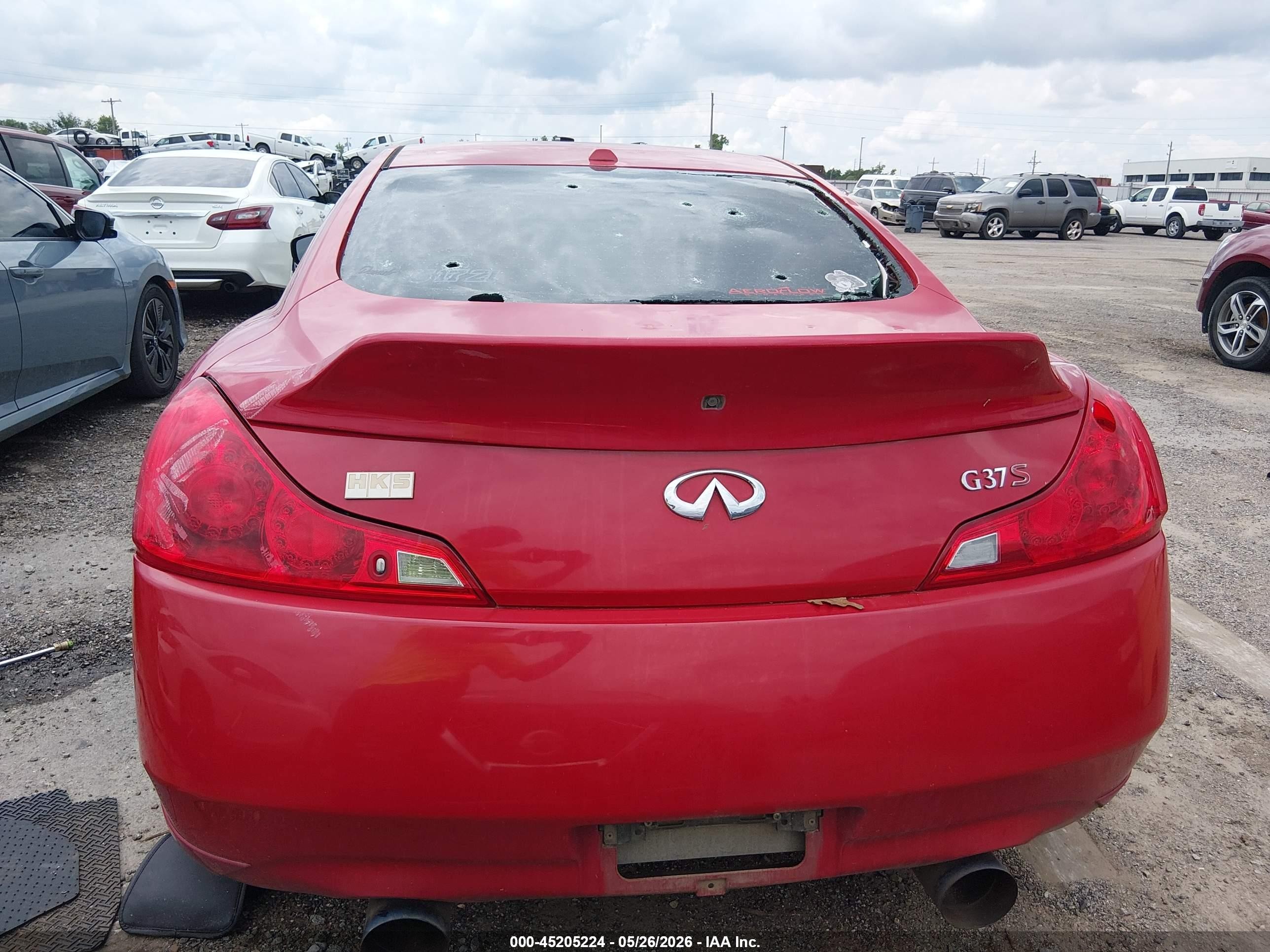 2008 Infiniti G37 Sport Красный vin: JNKCV64E08M119077