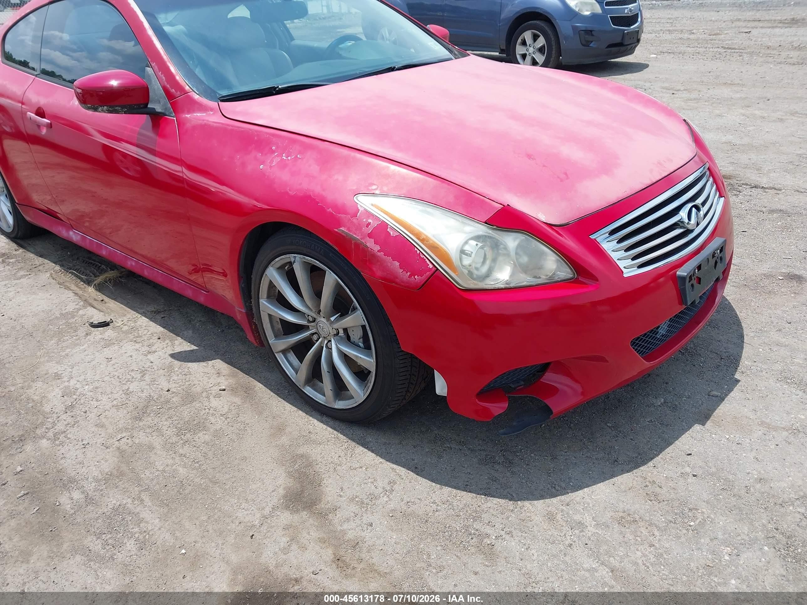 2008 Infiniti G37 Journey Red vin: JNKCV64E08M123520