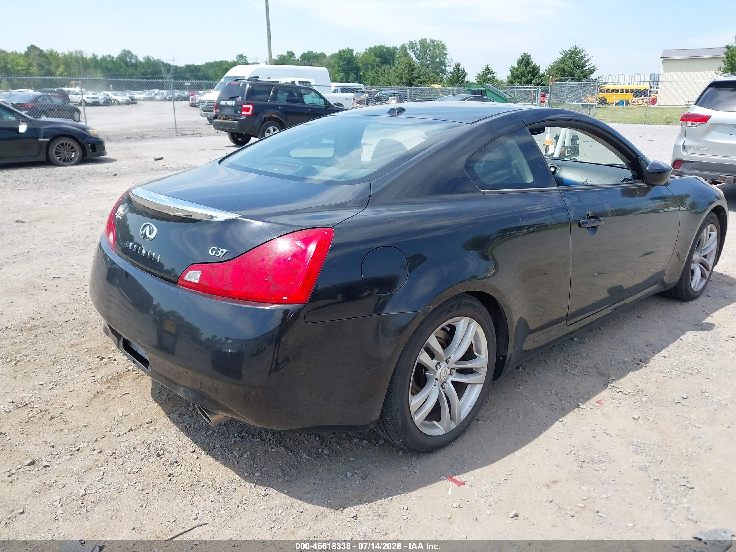 2008 Infiniti G37 Journey Black vin: JNKCV64E18M101932