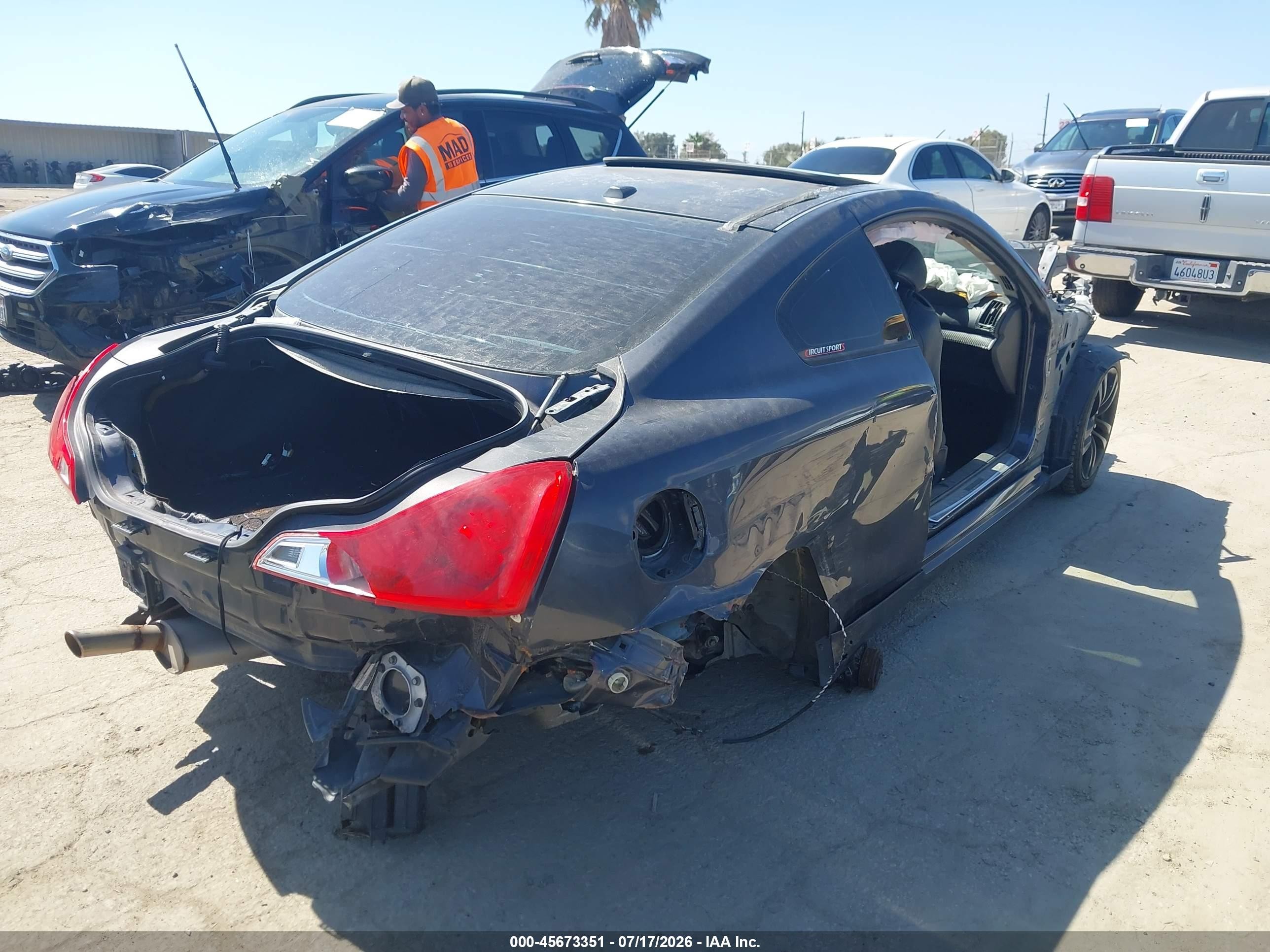 2008 Infiniti G37 Journey Gray vin: JNKCV64E18M108329
