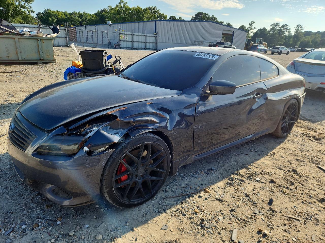 2008 Infiniti G37 Base Black vin: JNKCV64E18M119198