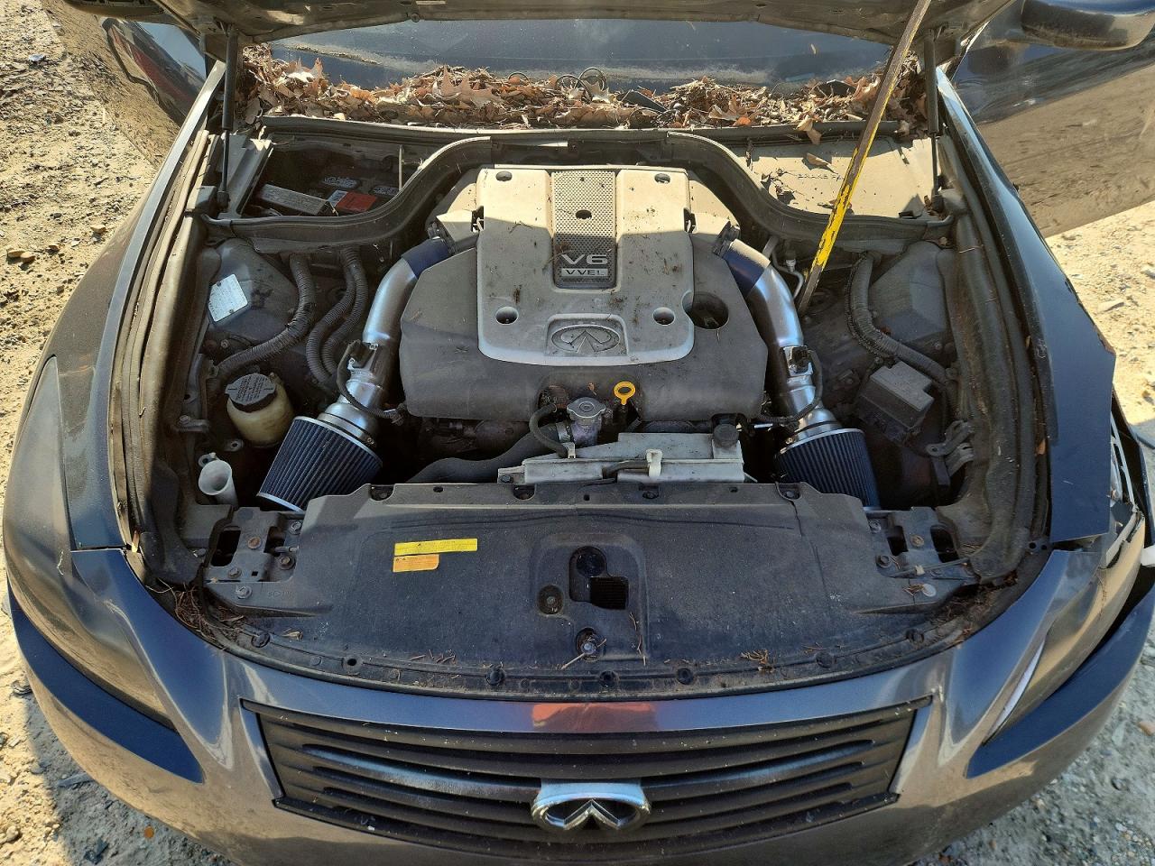 2008 Infiniti G37 Base Black vin: JNKCV64E18M119198