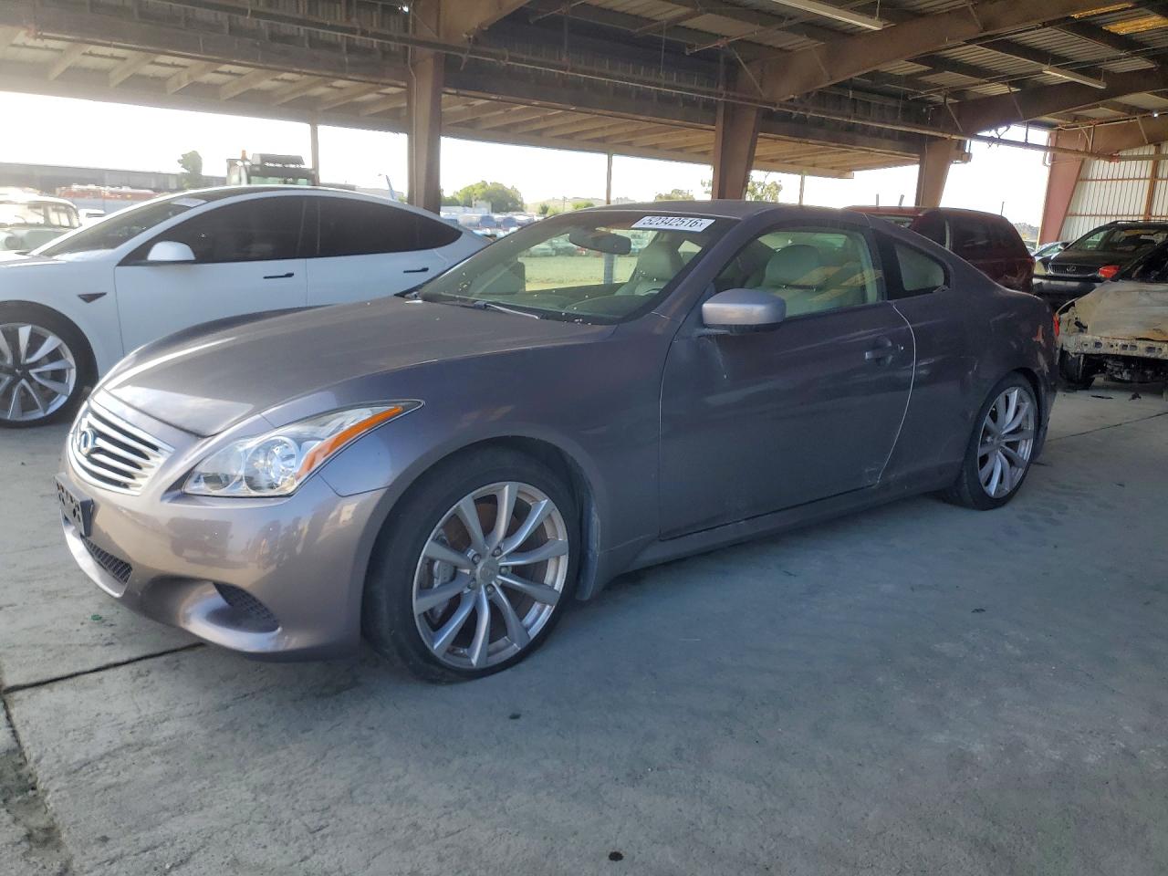 2008 Infiniti G37 Coupe Gray vin: JNKCV64E28M112275