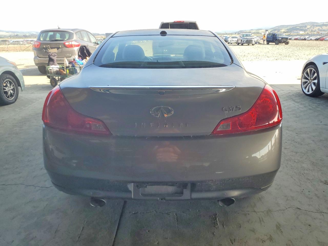 2008 Infiniti G37 Coupe Gray vin: JNKCV64E28M112275