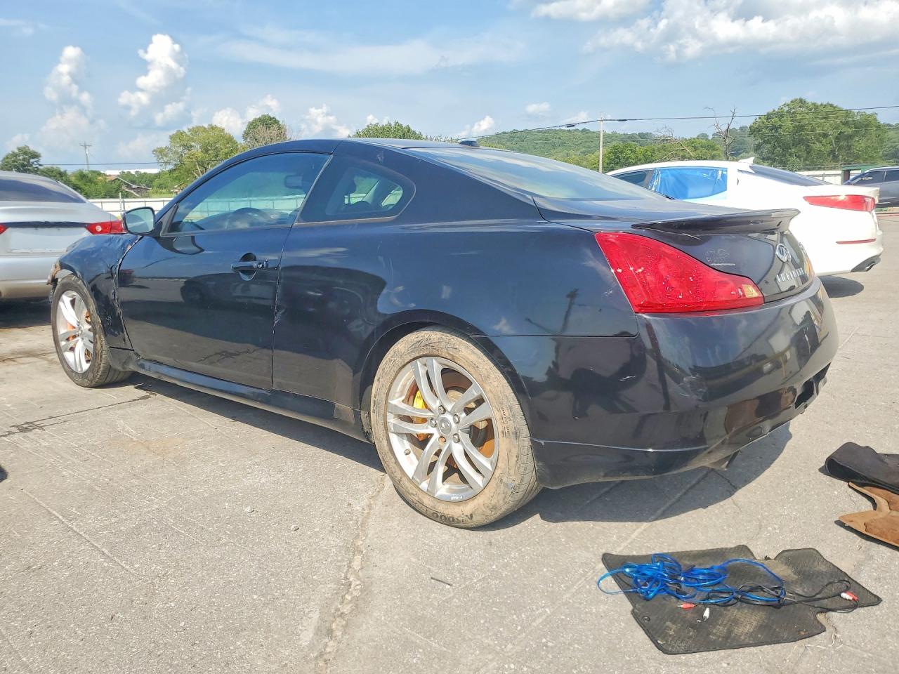 2008 Infiniti G37 Base Black vin: JNKCV64E28M117704