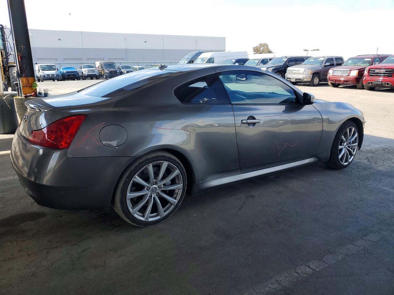 2008 Infiniti G37 Base Gray vin: JNKCV64E28M122174