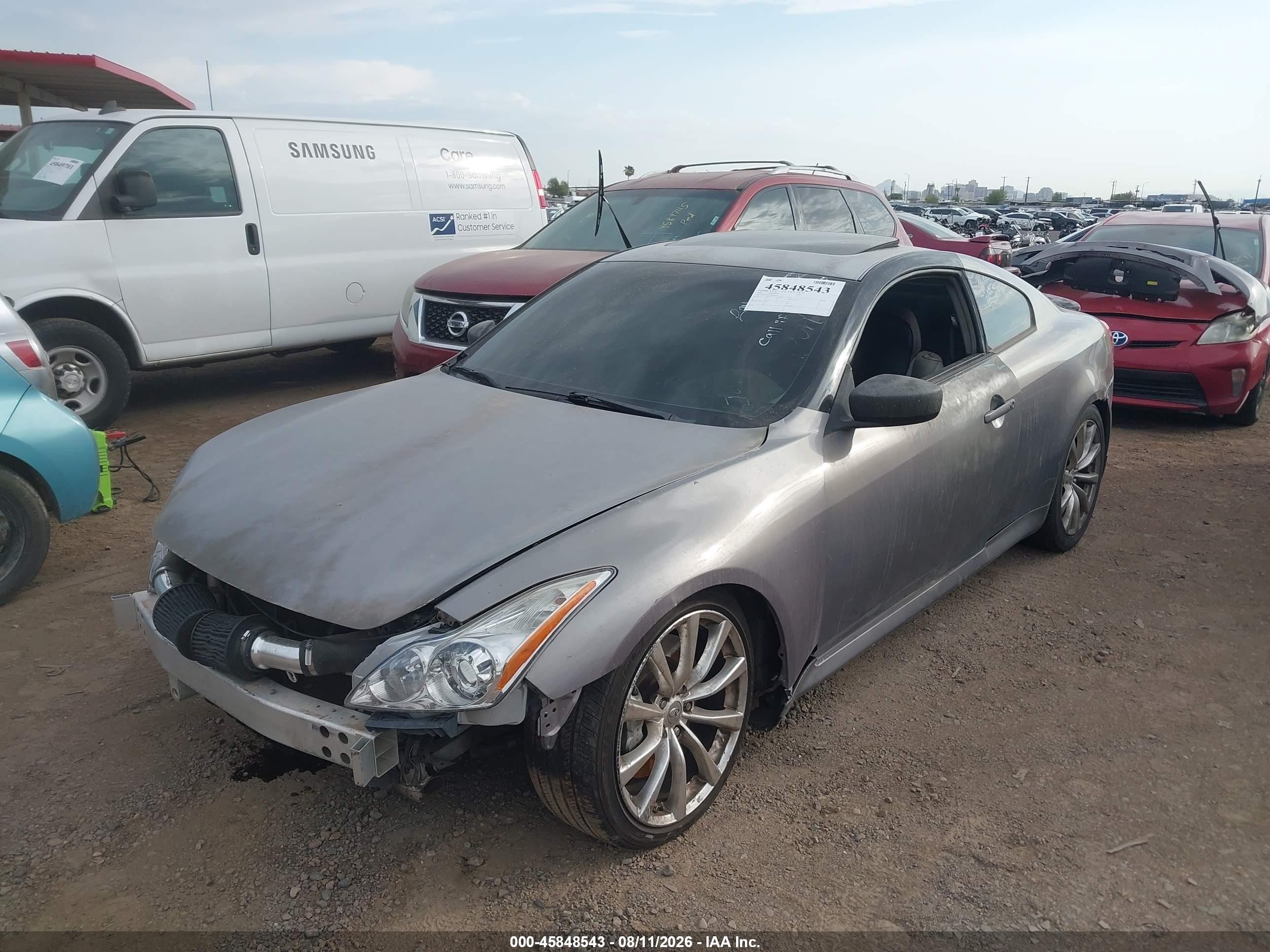 2008 Infiniti G37 Journey Gray vin: JNKCV64E38M113452
