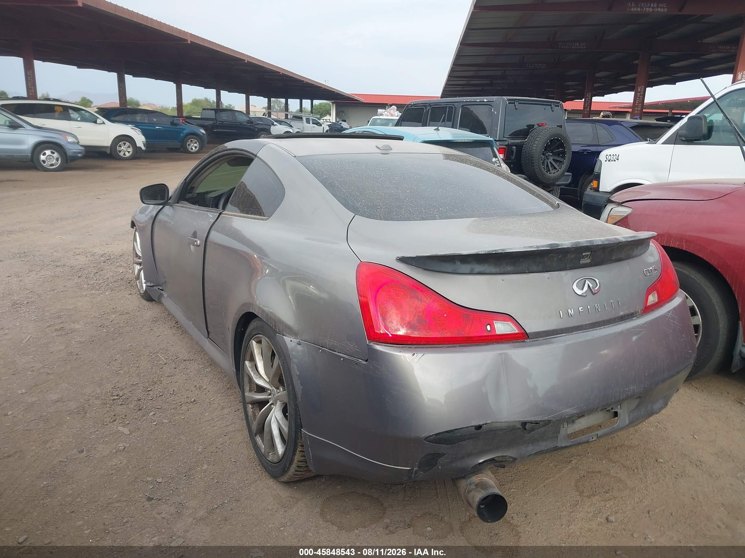 2008 Infiniti G37 Journey Gray vin: JNKCV64E38M113452