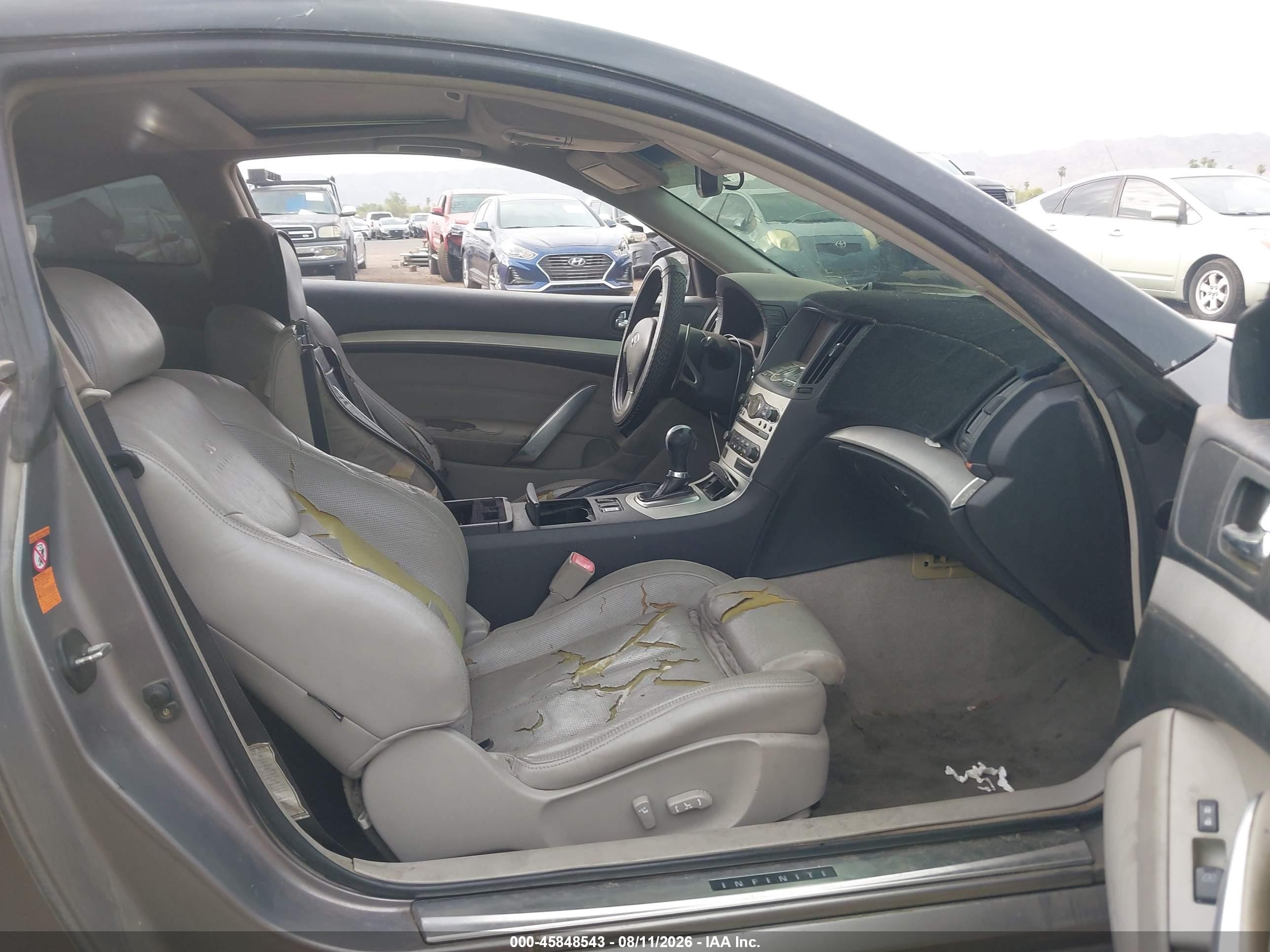 2008 Infiniti G37 Journey Gray vin: JNKCV64E38M113452