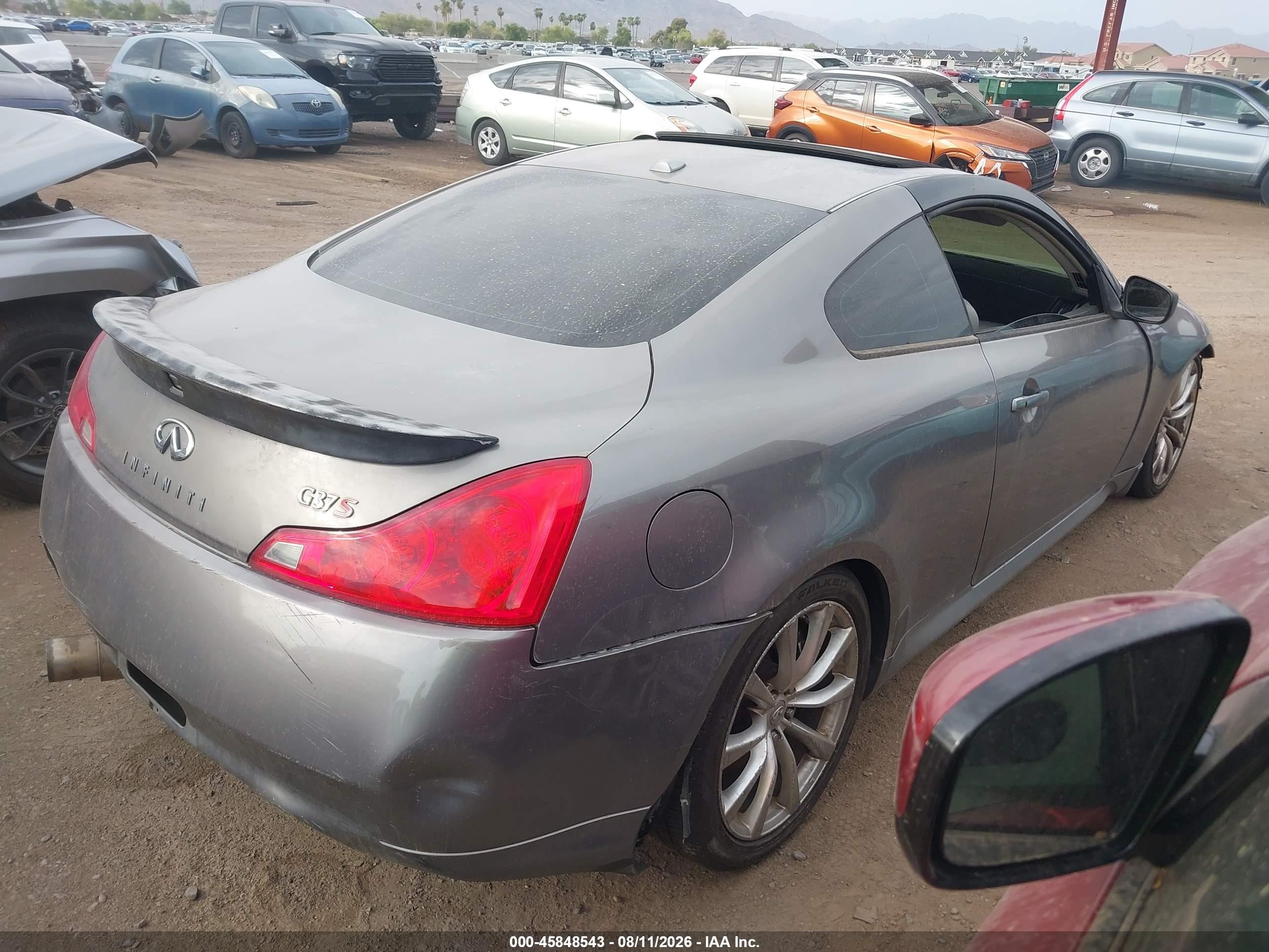 2008 Infiniti G37 Journey Gray vin: JNKCV64E38M113452