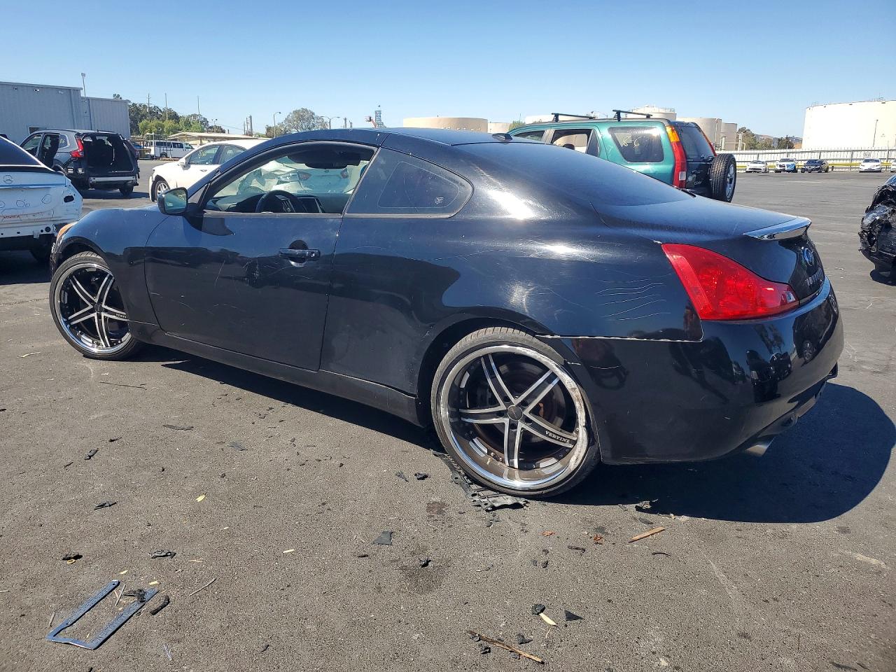 2008 Infiniti G37 Base Black vin: JNKCV64E38M116710