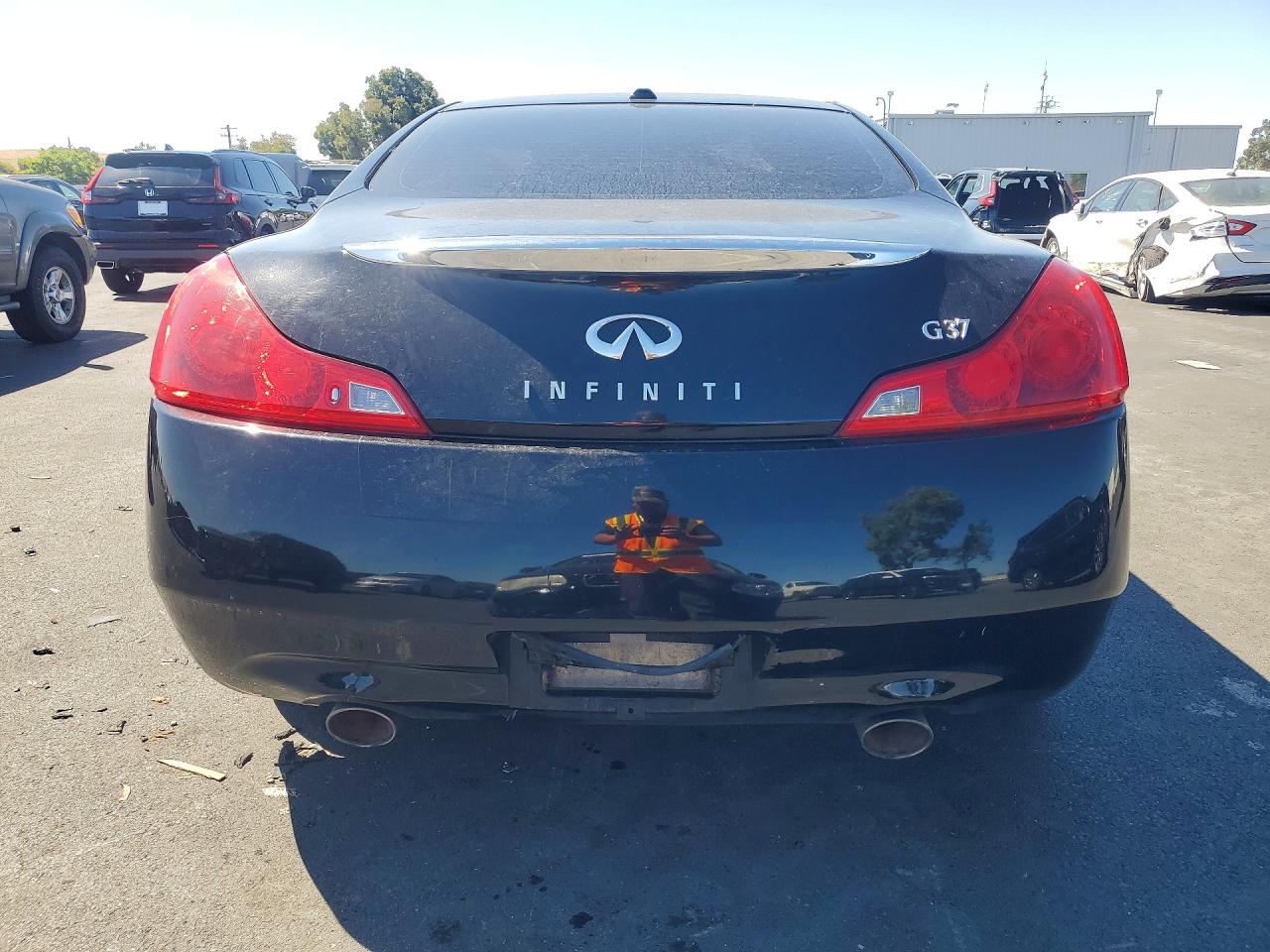 2008 Infiniti G37 Base Black vin: JNKCV64E38M116710