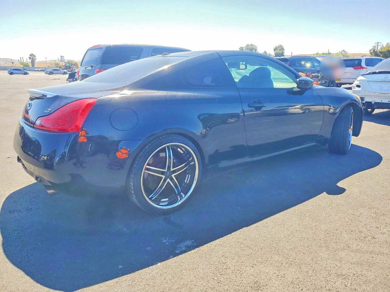 2008 Infiniti G37 Base Black vin: JNKCV64E38M116710