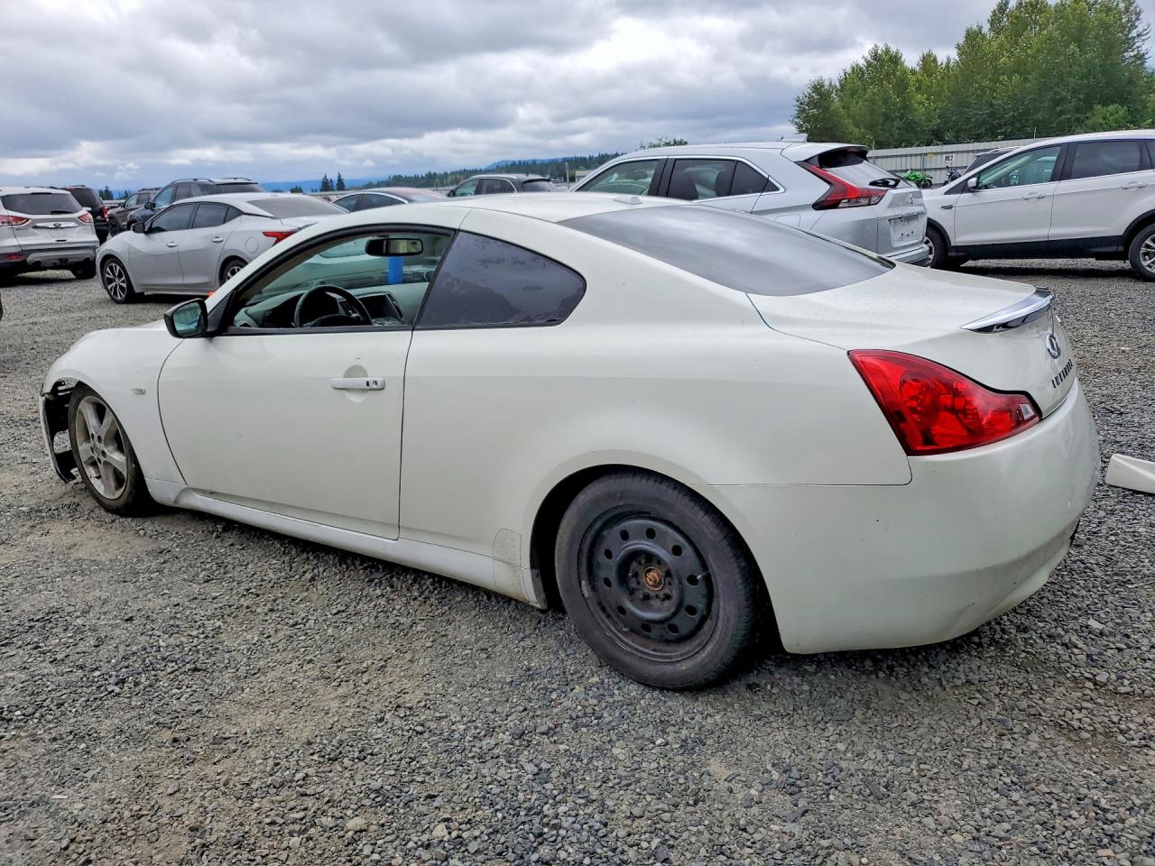 2008 Infiniti G37 Base White vin: JNKCV64E48M102640