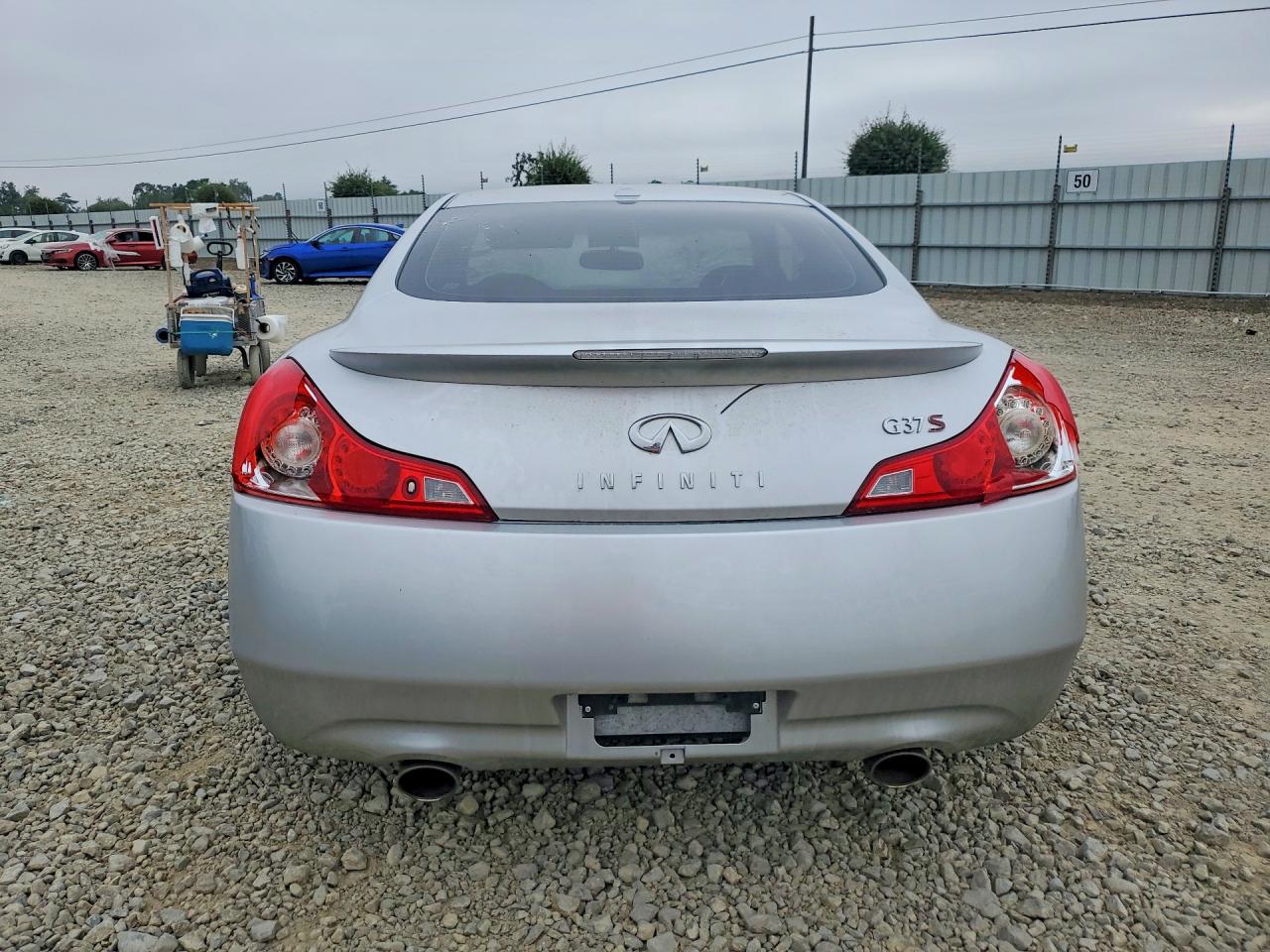 2008 Infiniti G37 Silver vin: JNKCV64E48M117932