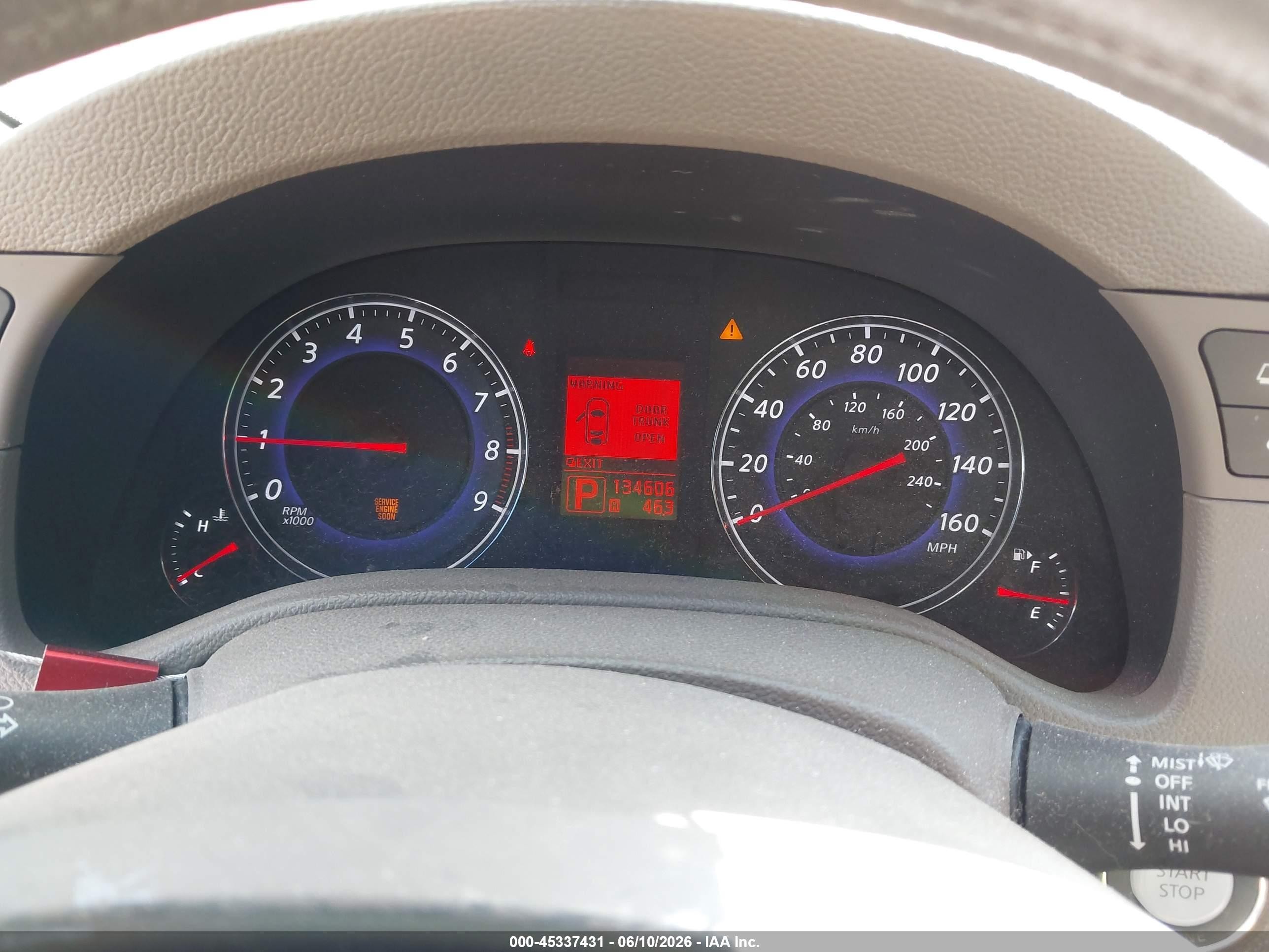 2008 Infiniti G37 Journey Red vin: JNKCV64E48M127649
