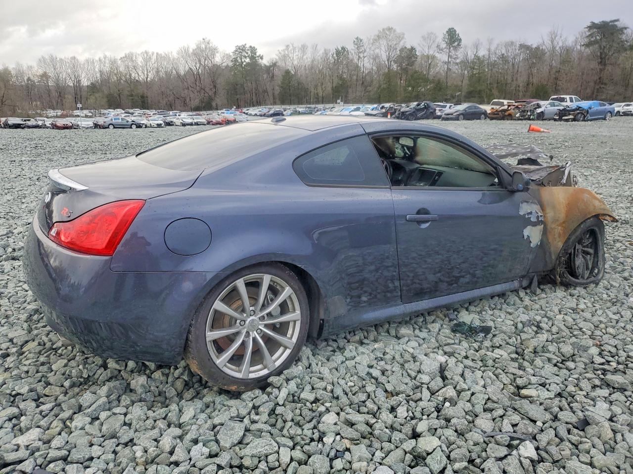 2009 Infiniti G37 Coupe Base Blue vin: JNKCV64E49M605487