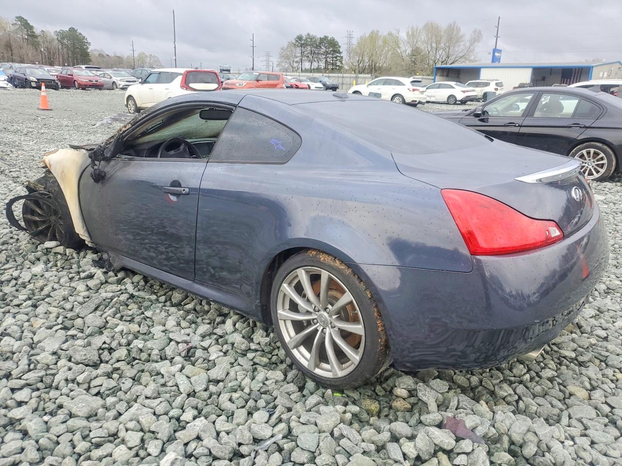 2009 Infiniti G37 Coupe Base Blue vin: JNKCV64E49M605487