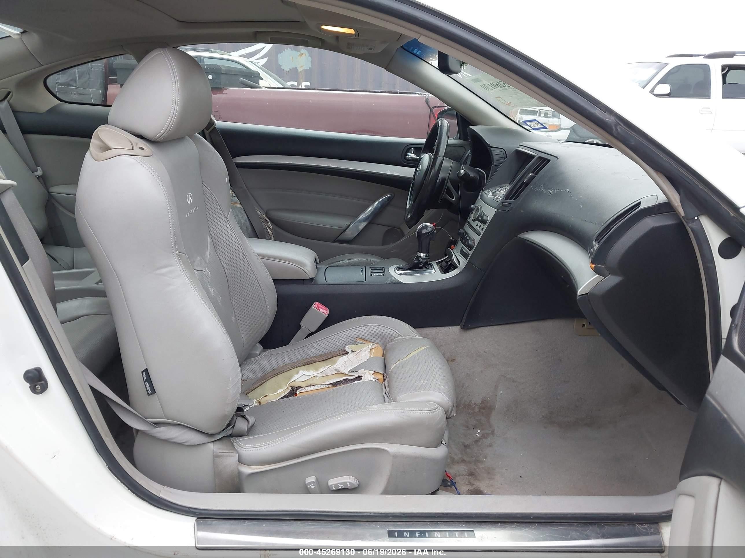 2008 Infiniti G37 Journey Белый vin: JNKCV64E58M107300