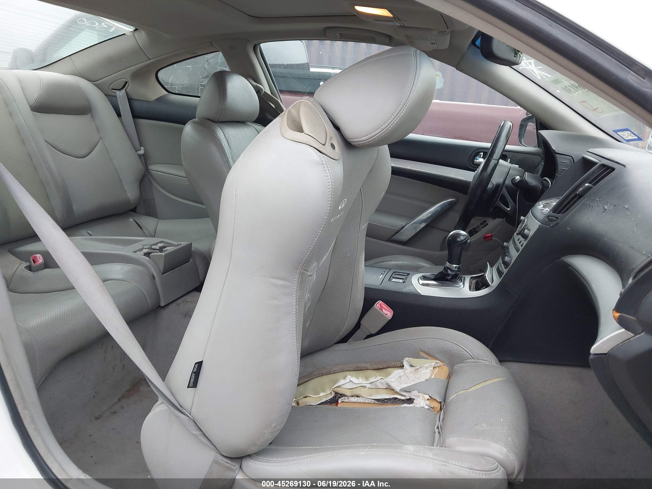 2008 Infiniti G37 Journey Белый vin: JNKCV64E58M107300