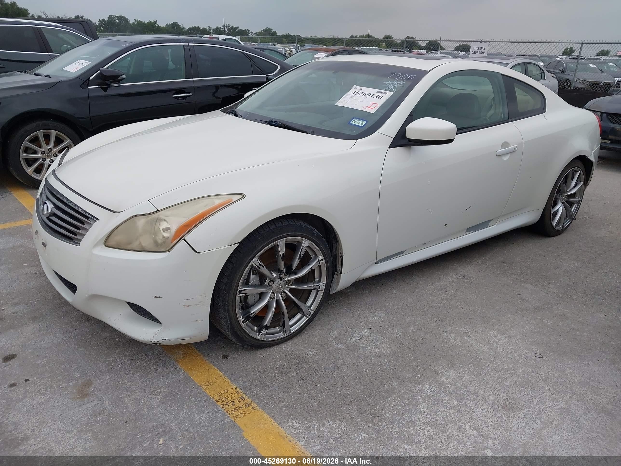 2008 Infiniti G37 Journey Белый vin: JNKCV64E58M107300